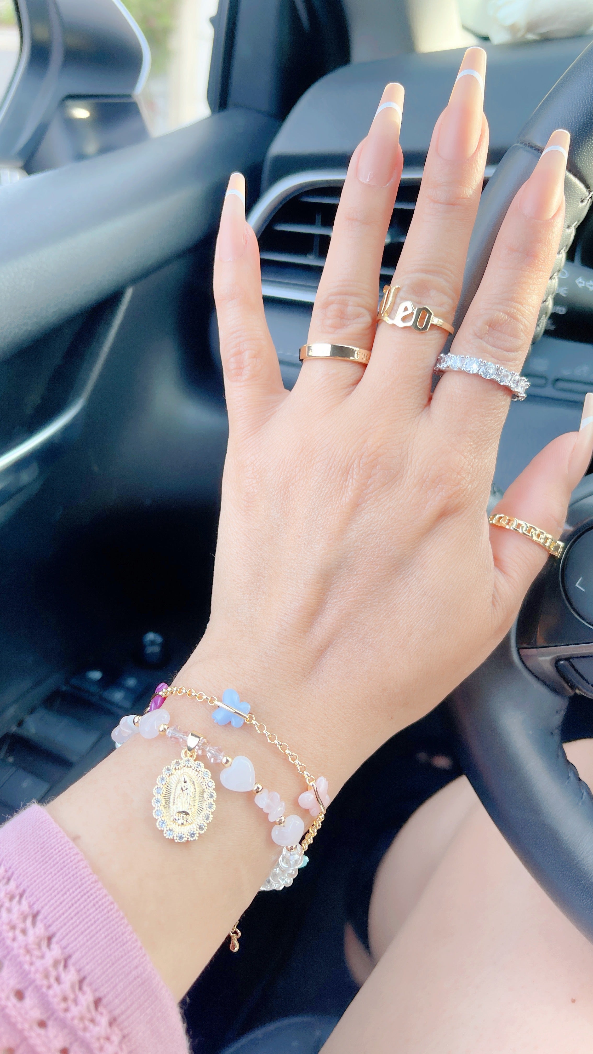 Lilac Butterfly Bracelet