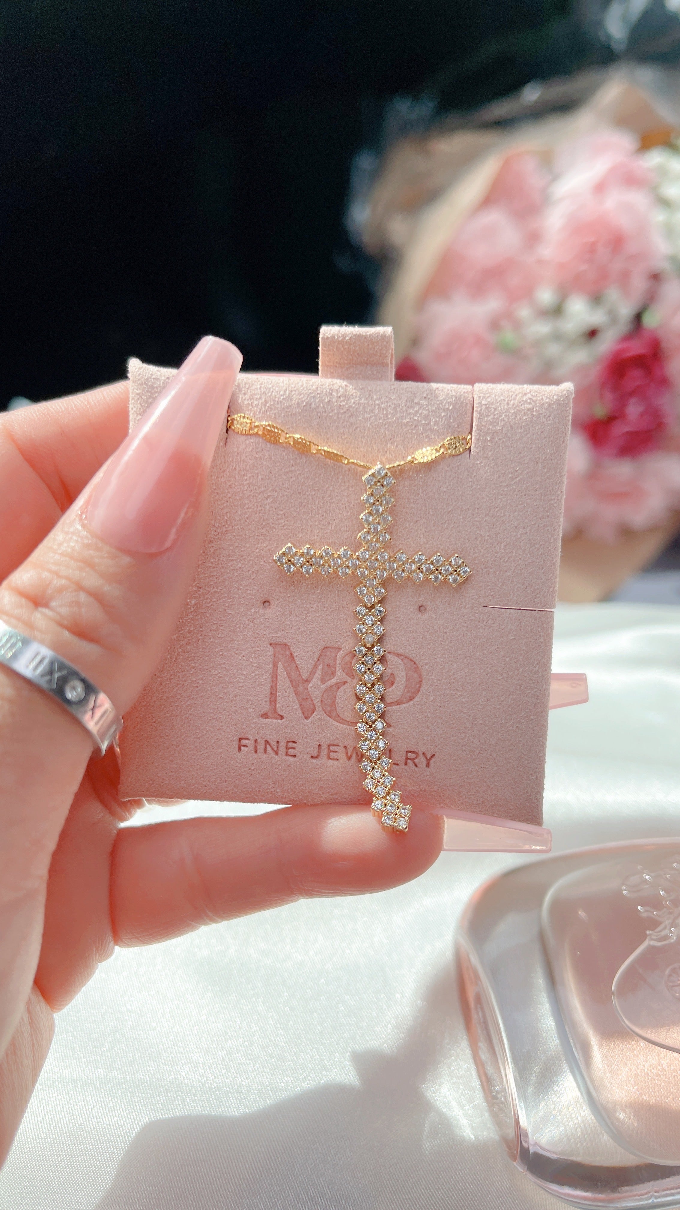 Gold Cross Necklace