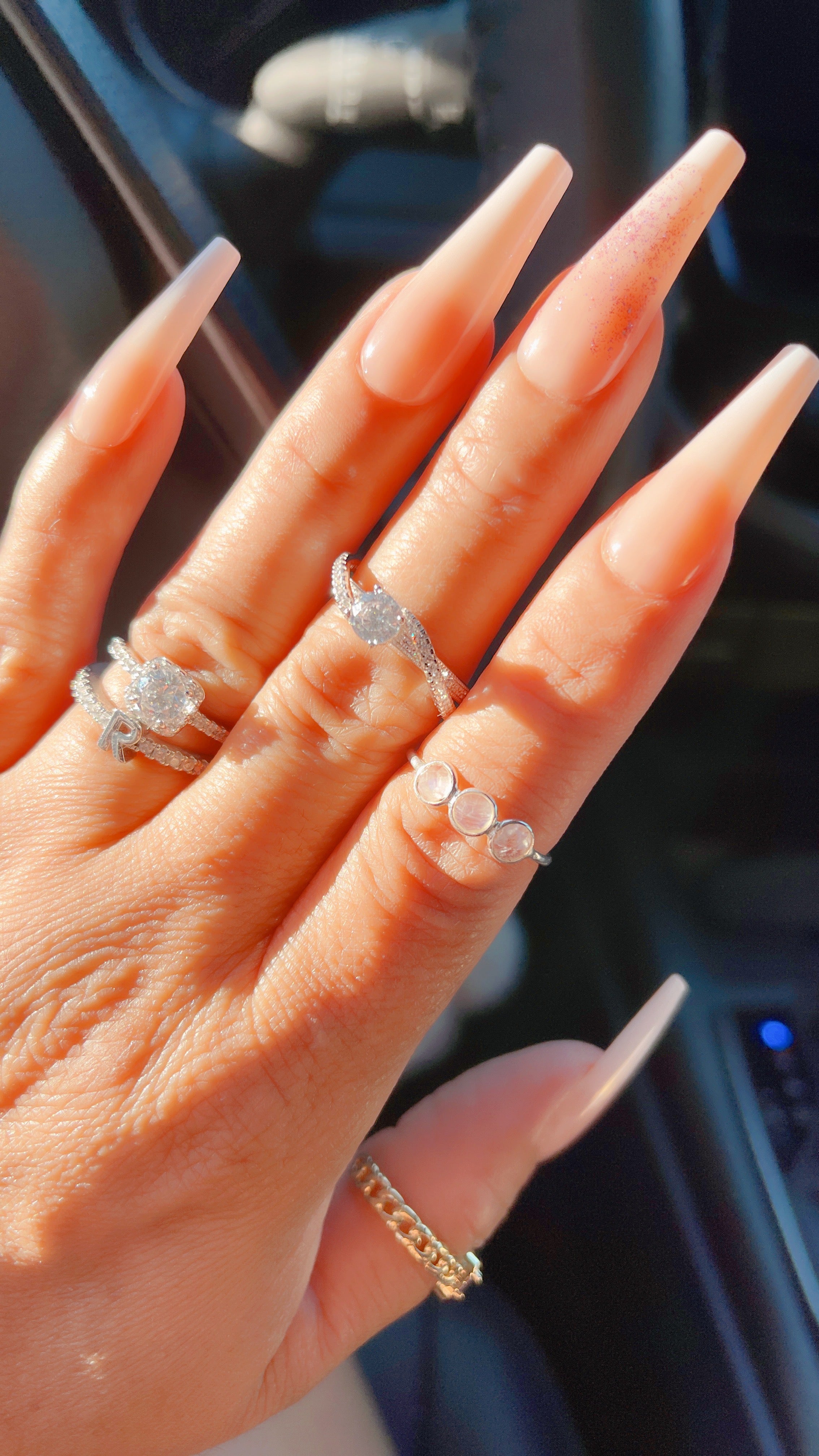 Anillo de promesa de plata de ley 925