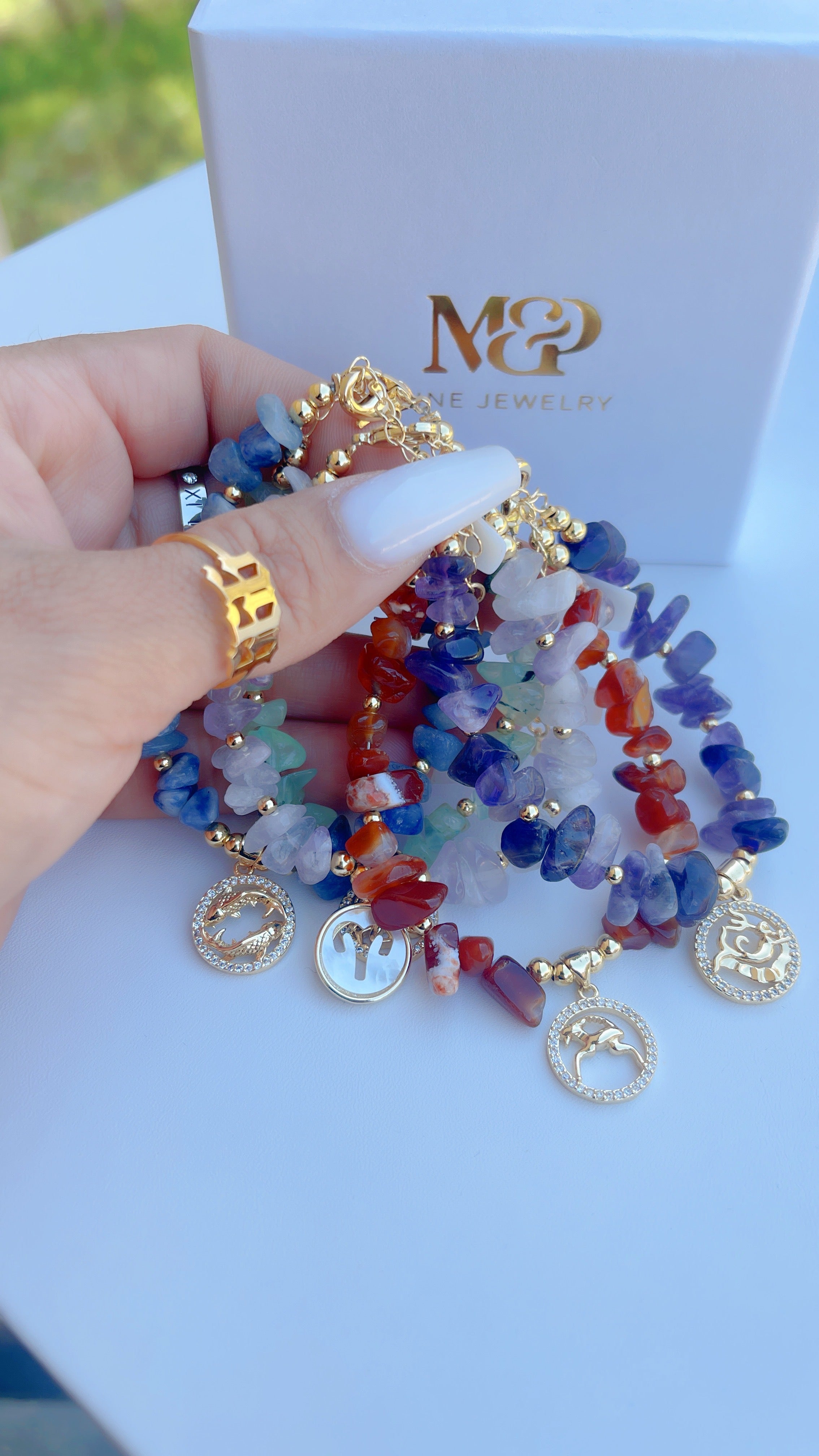 Pulseras curativas del zodiaco