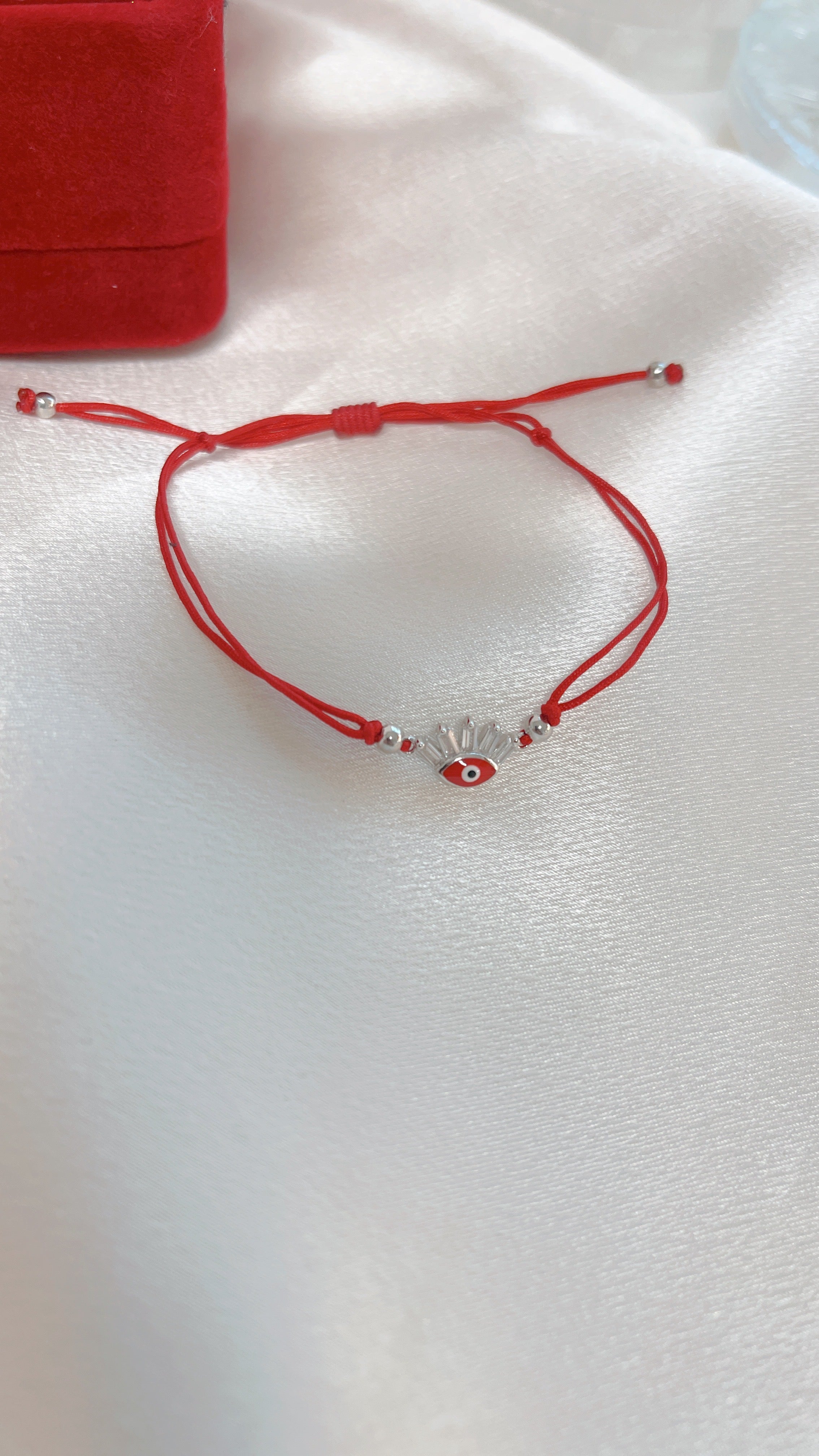 Pulsera de protección contra el mal de ojo de ley 925