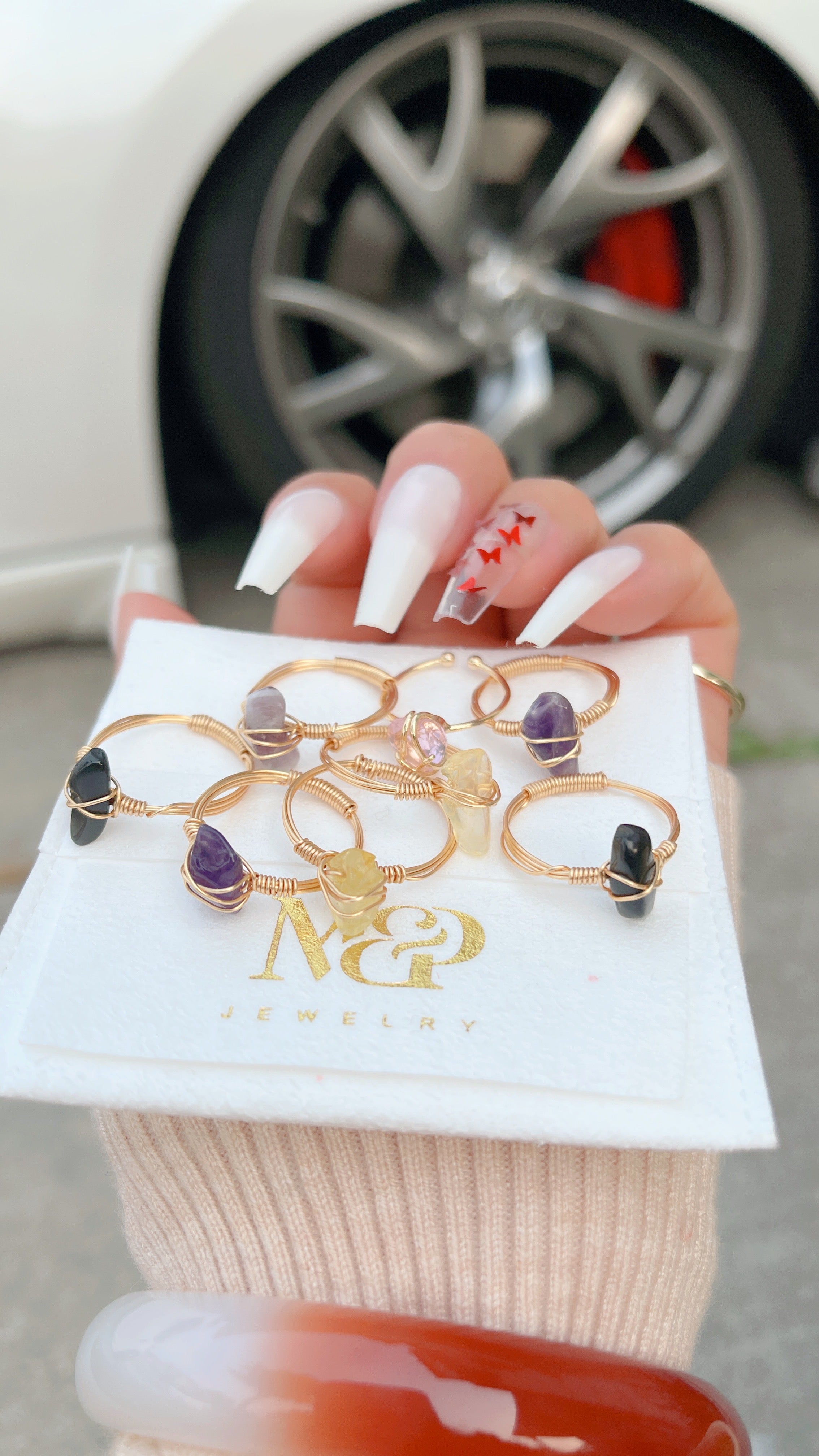 Healing Crystal Ring