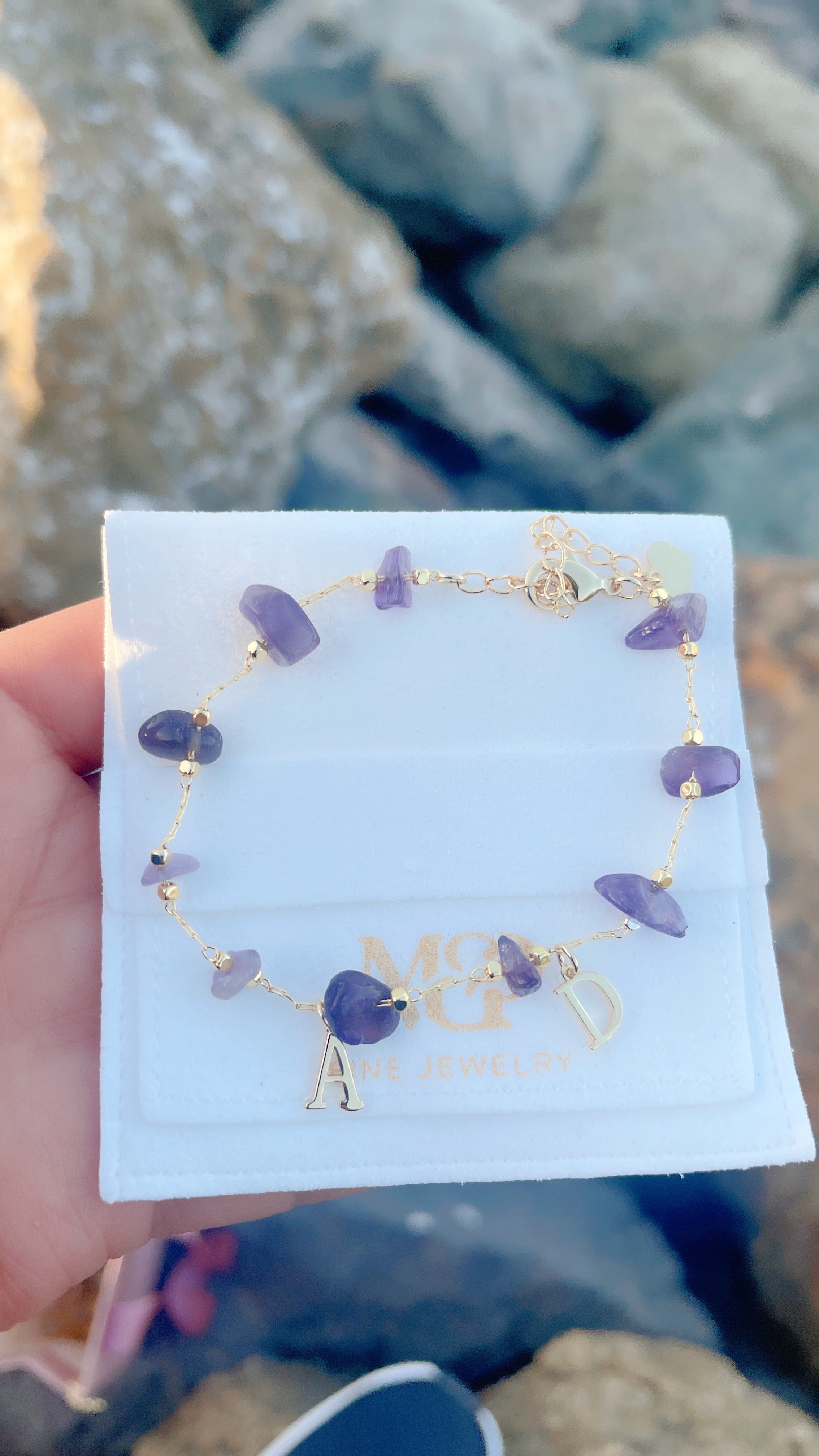 Pulsera Inicial Amatista