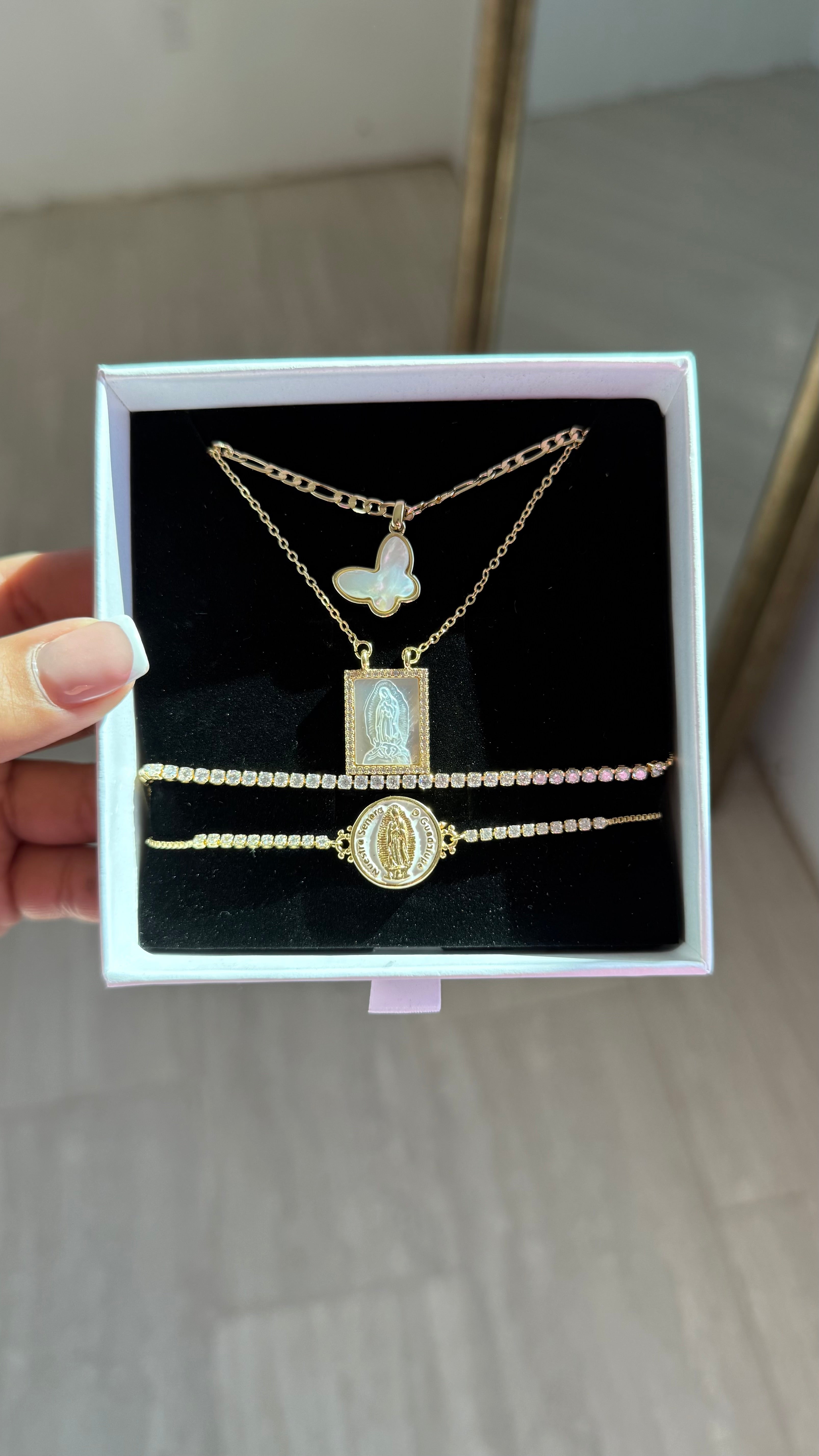 Lady of Guadalupe Purity Necklace Set