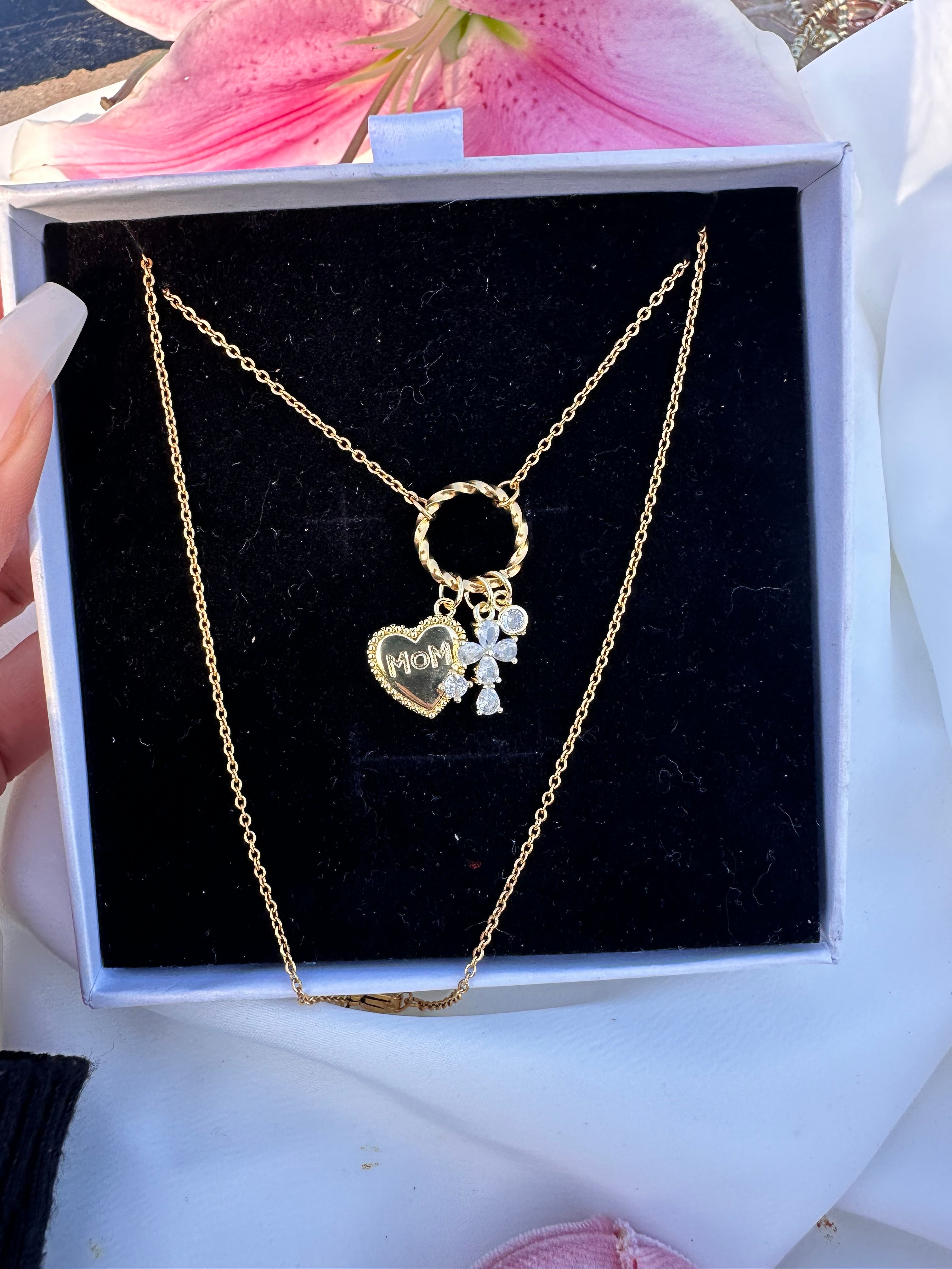 “Remain in Faith” Mom Necklace