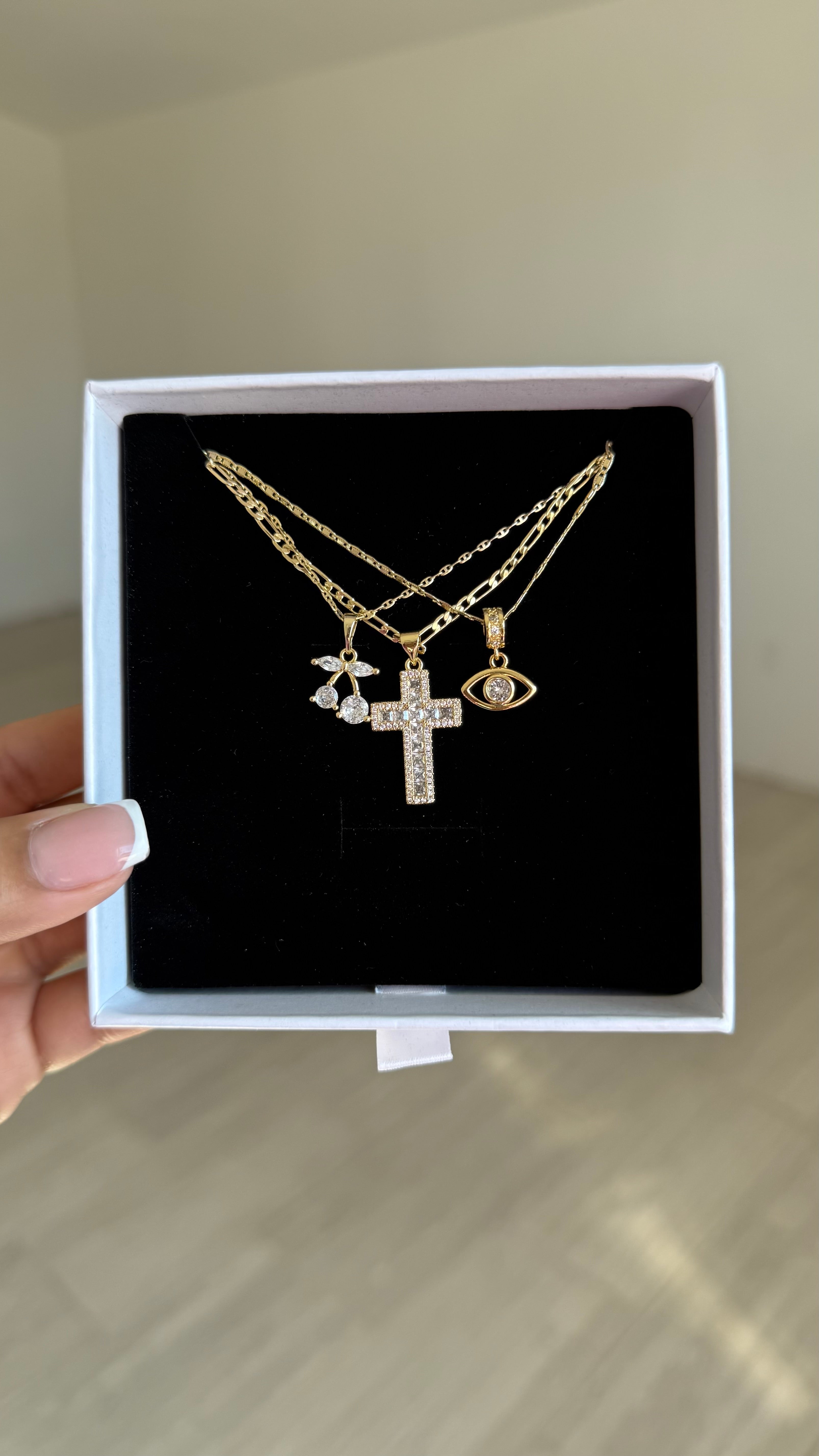Divine Clarity Cherry Necklace Set