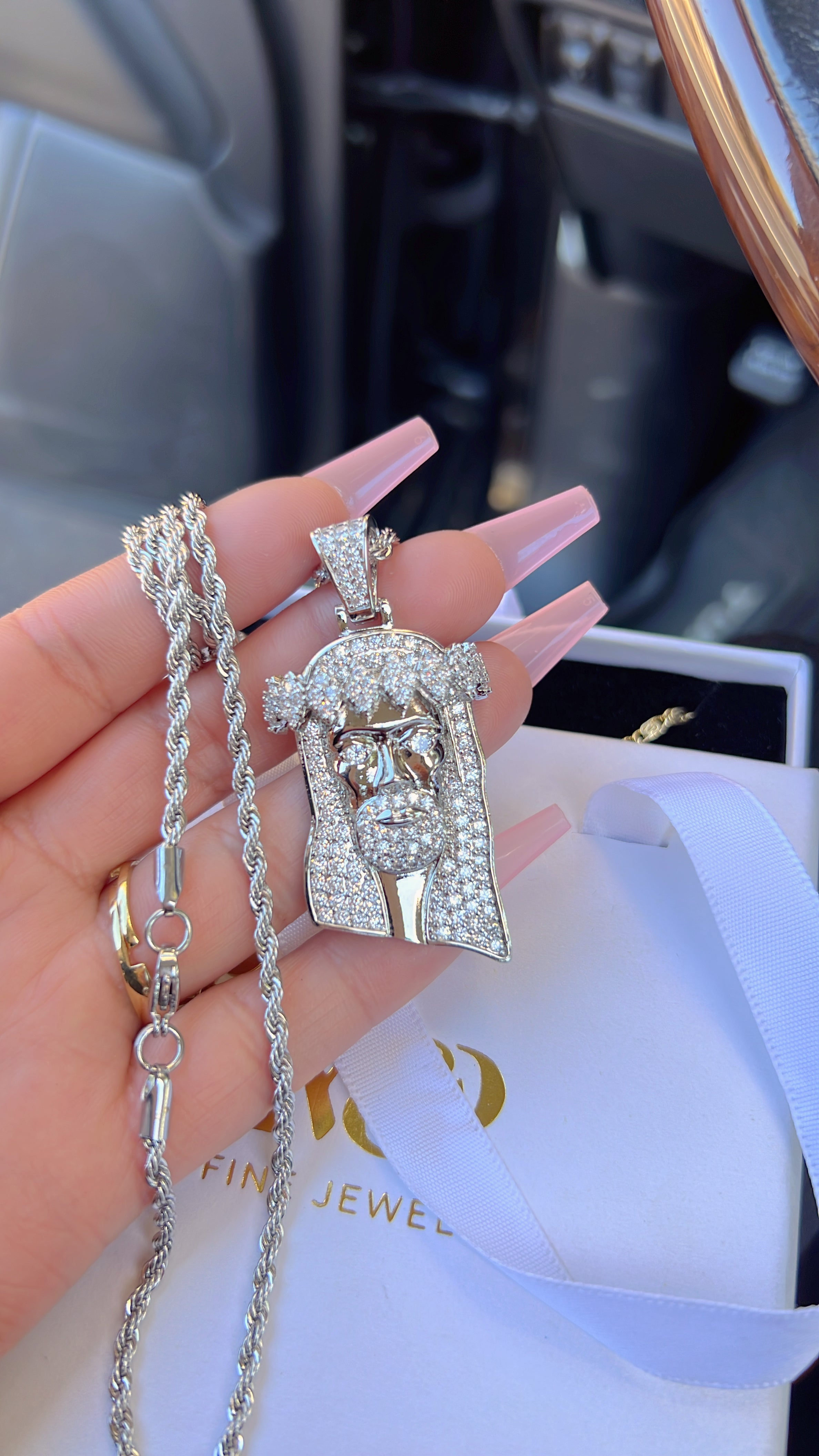 Silver Jesus Necklaces