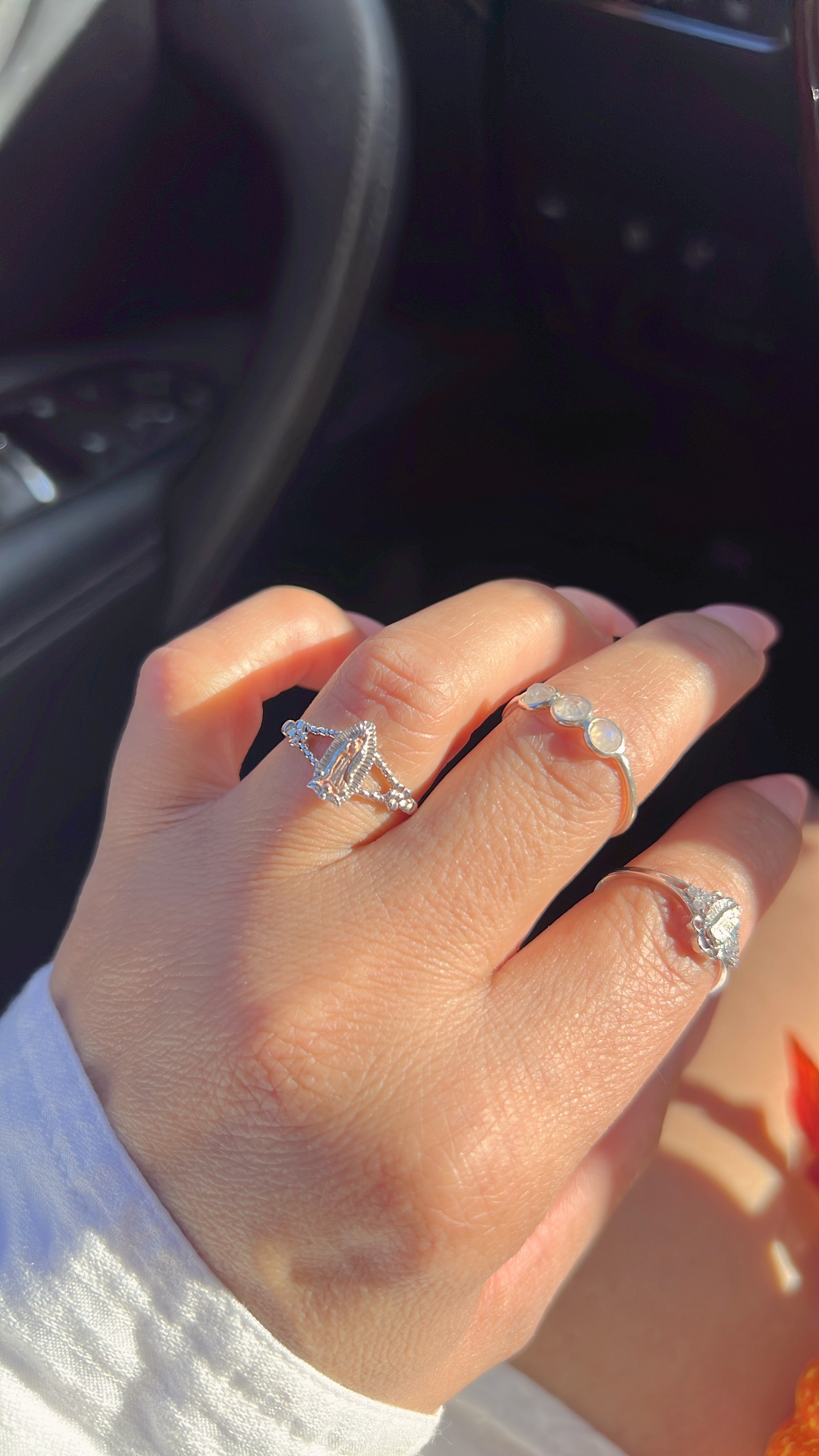 Dual Tone Virgencita Ring