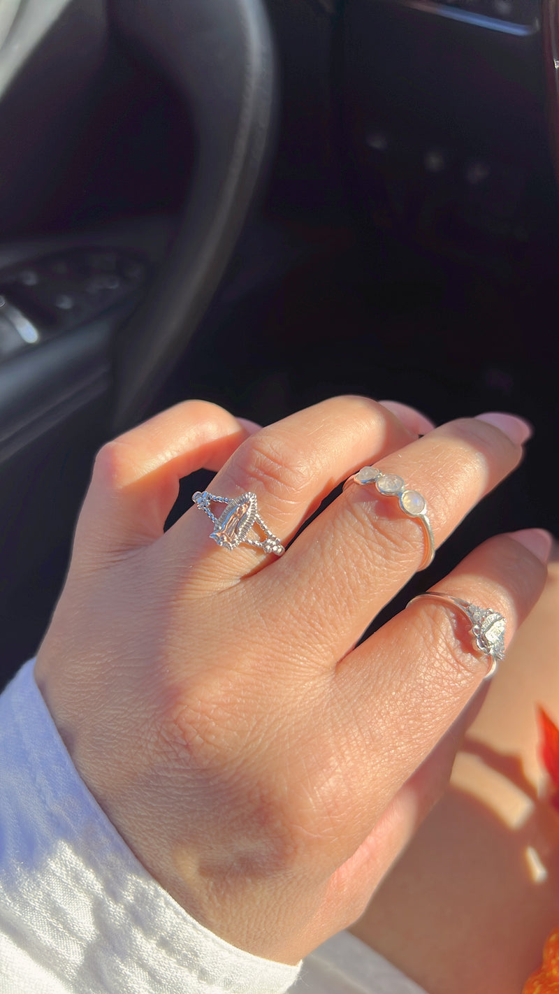 Dual Tone Virgencita Ring