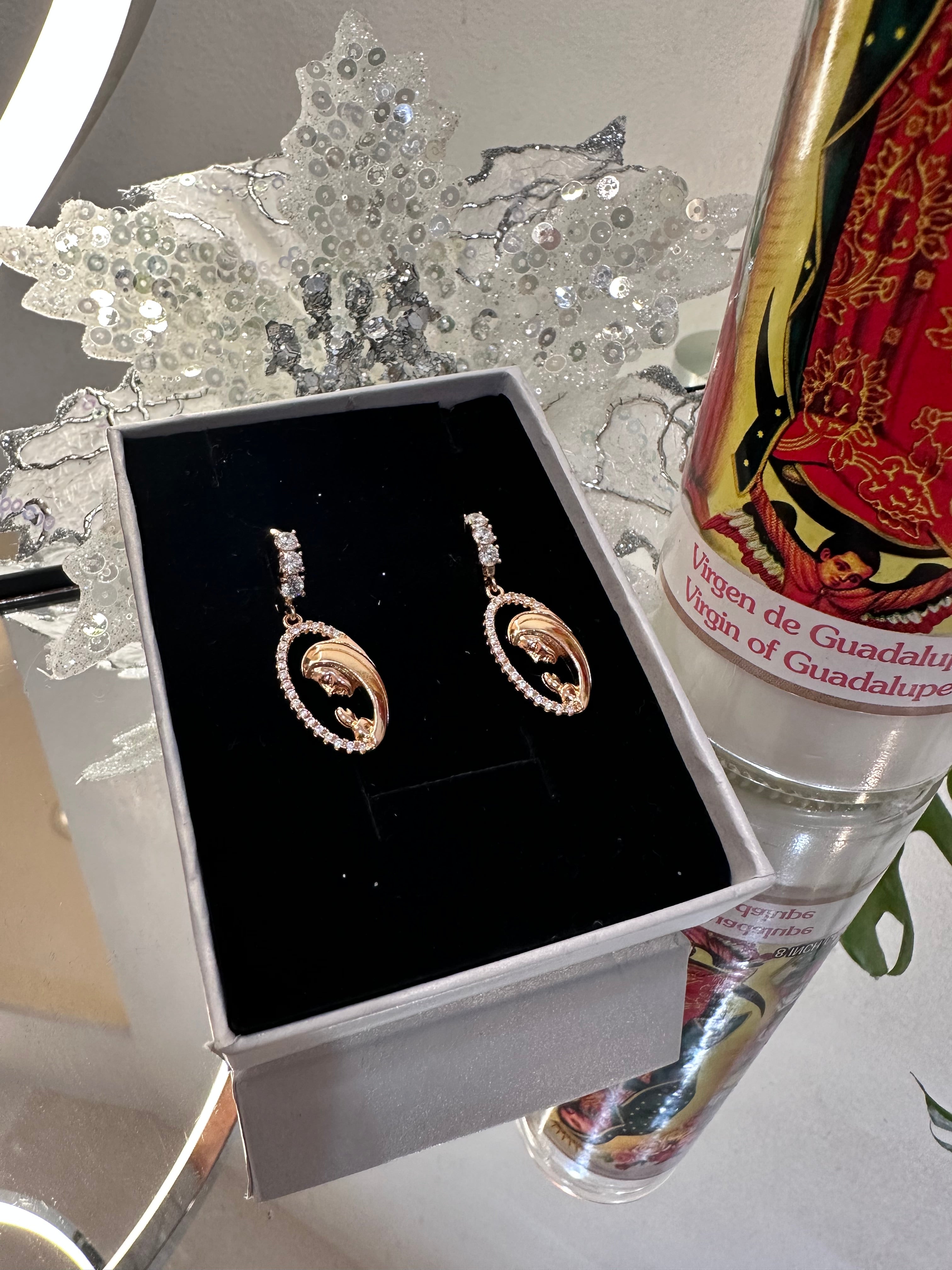 Mother Mary Earrings