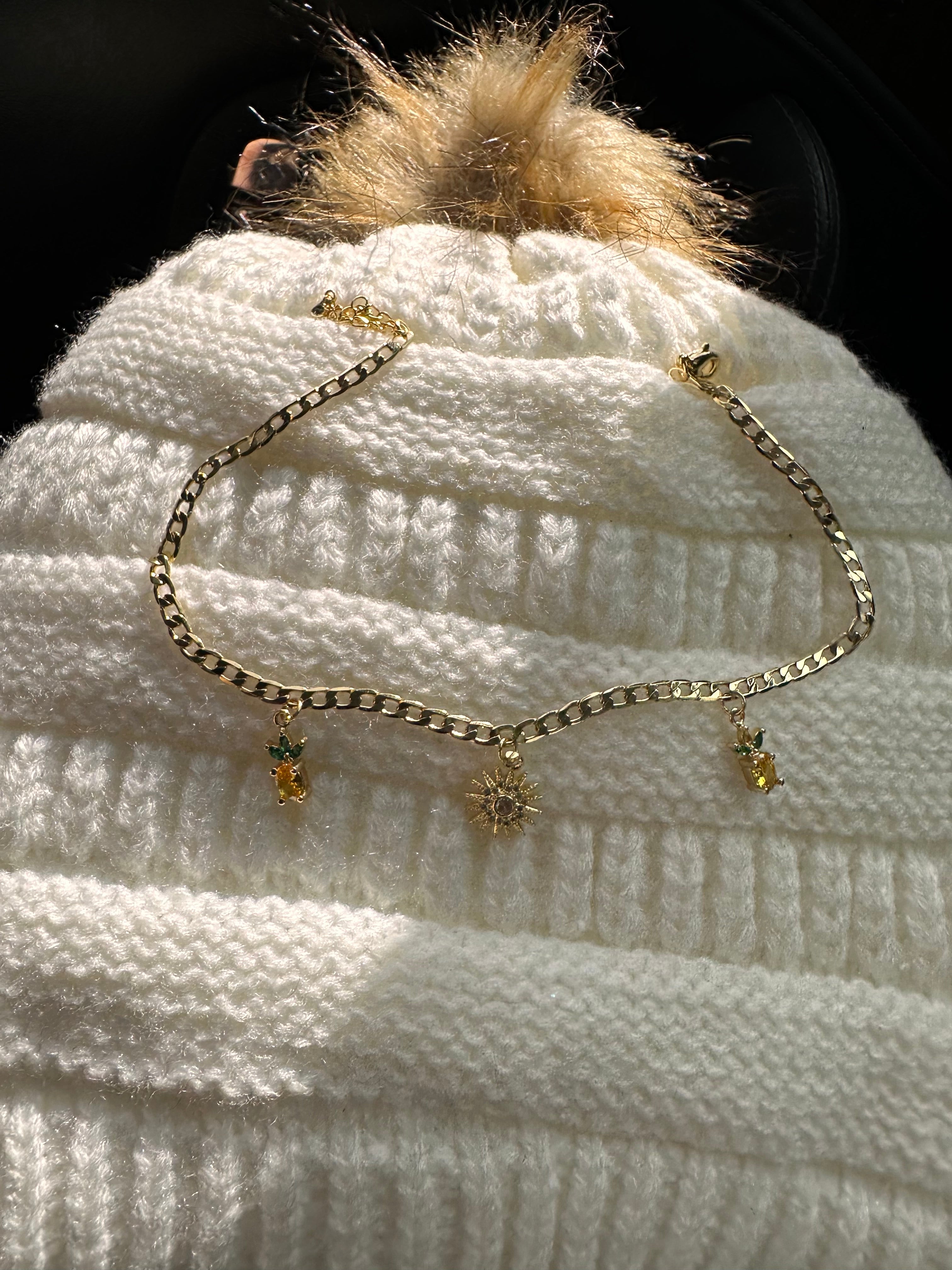Piña Colada Anklet