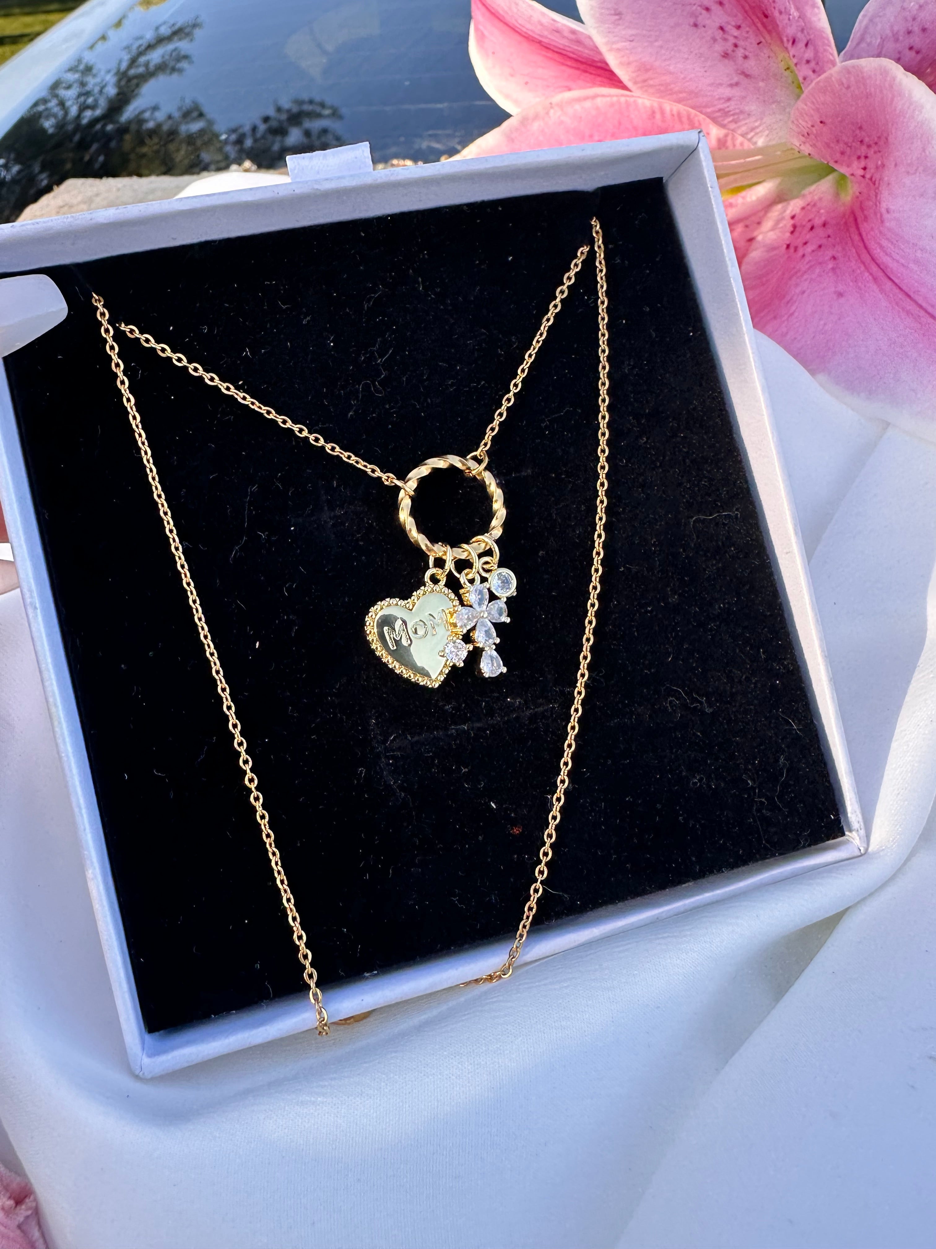 “Remain in Faith” Mom Necklace