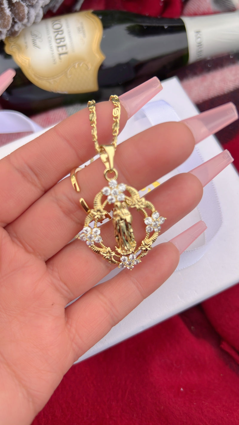 Our Lady of Guadalupe  Necklace