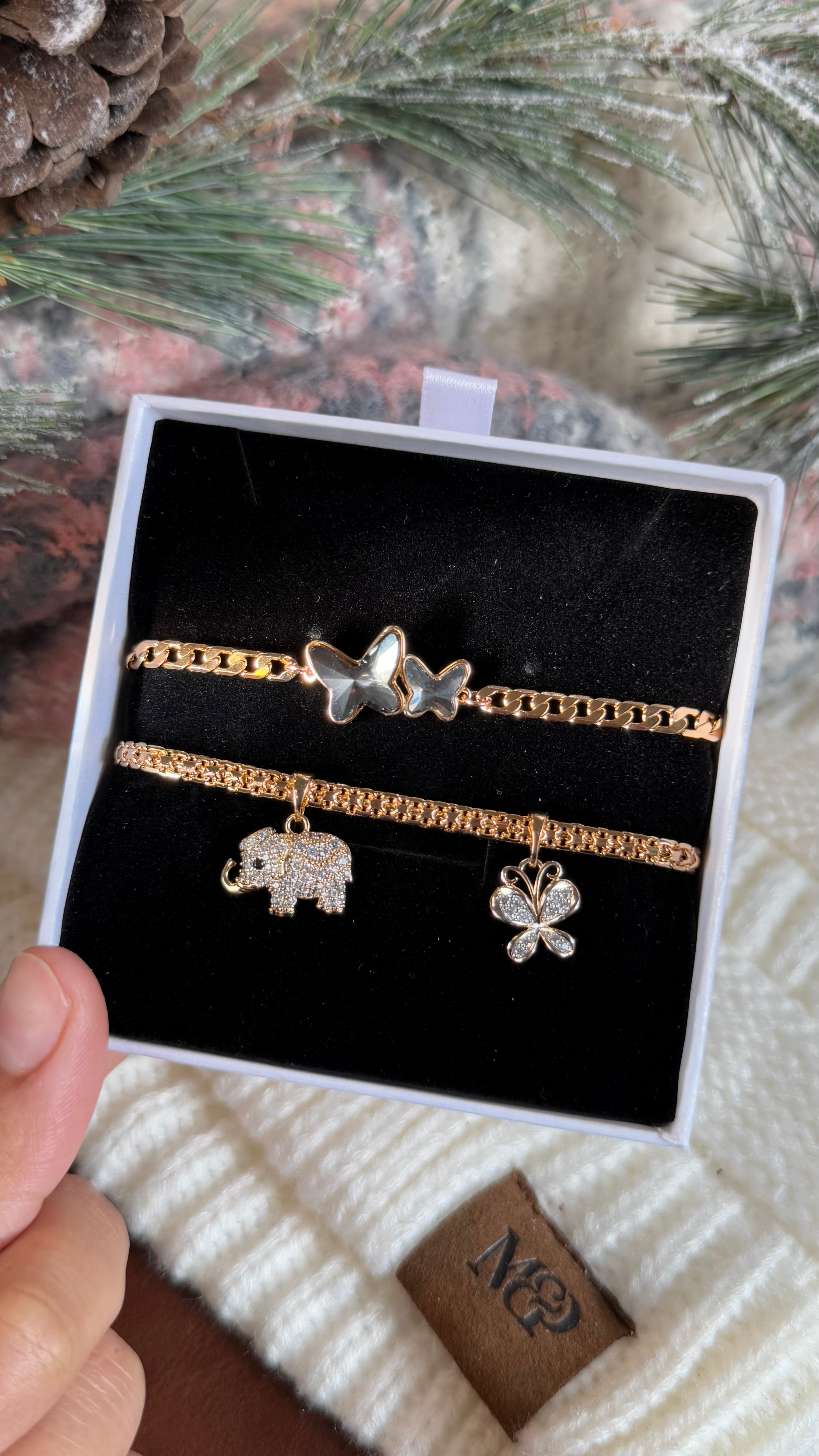 Lucky Elephant Bracelet Set