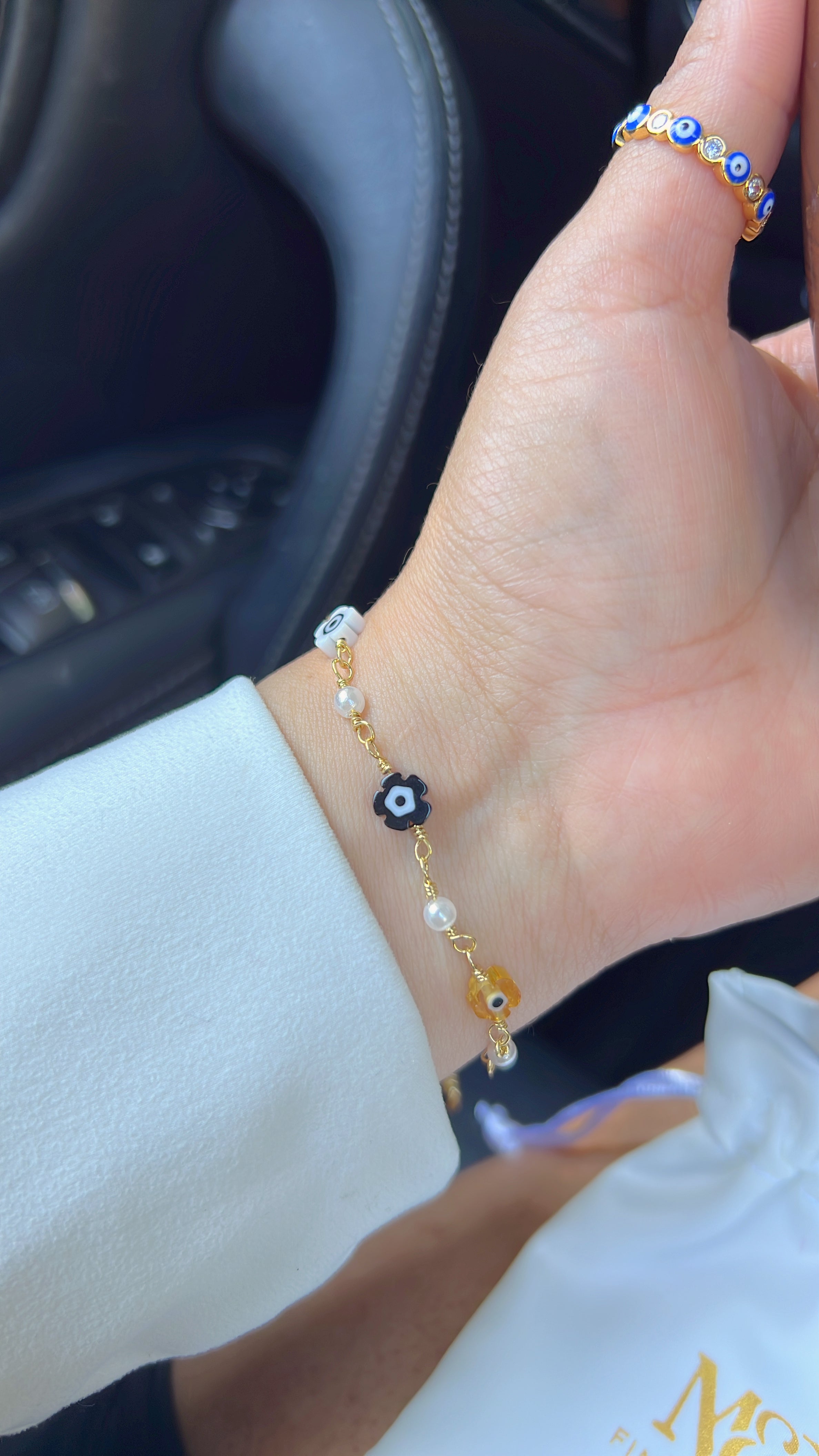 Pulsera de mal de ojo "Soft Girl"