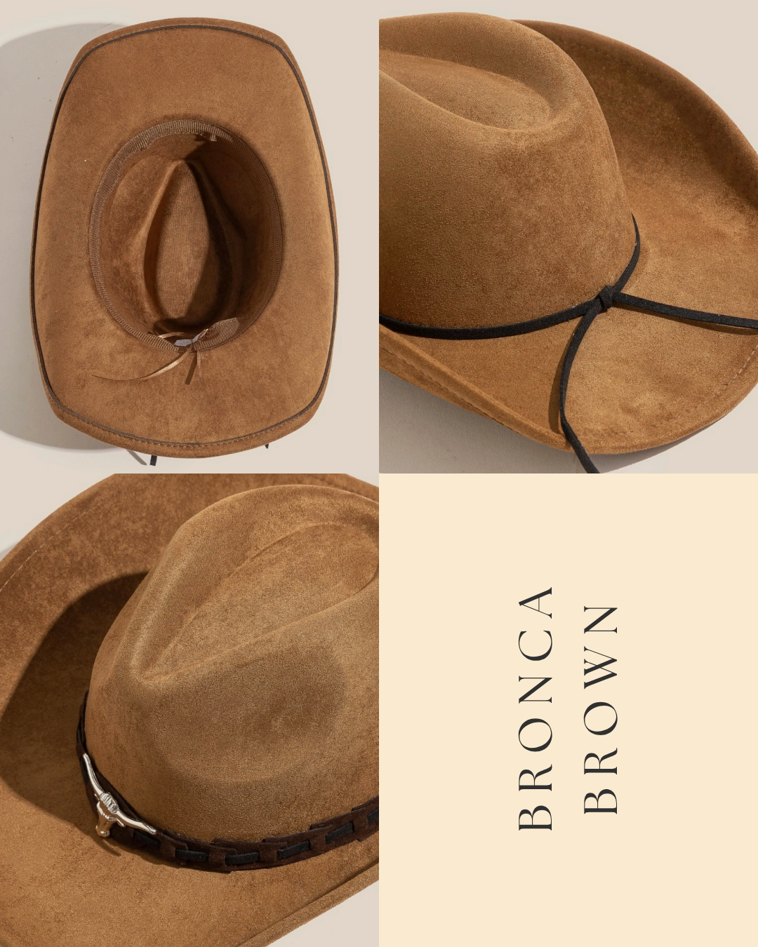 Bronca Brown Western Hat