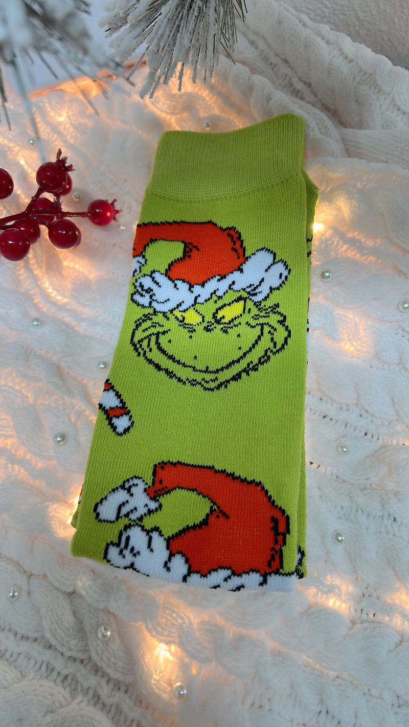 "The Grinch who stole Christmas" Socks