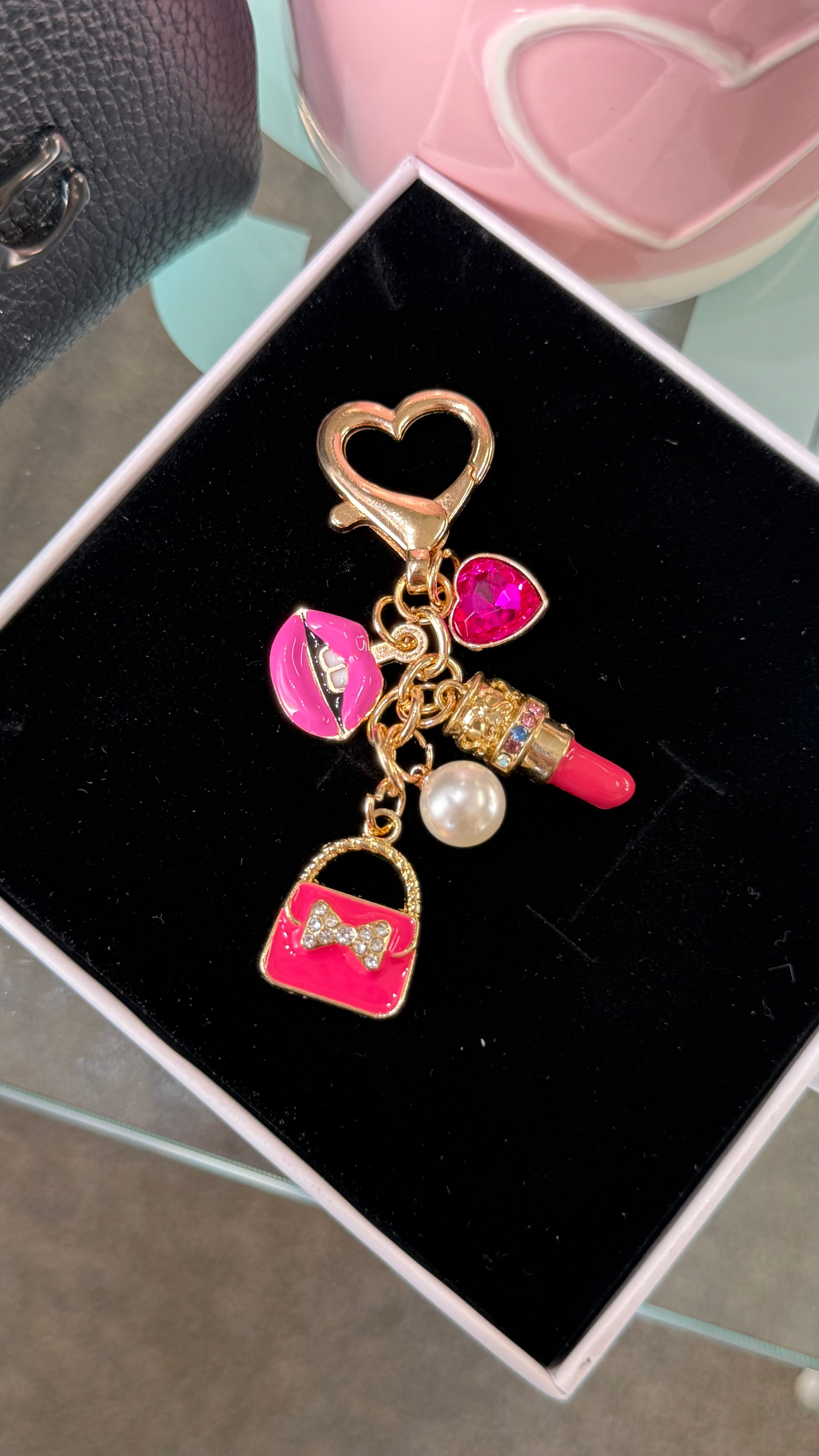 Pink Valentines Charm