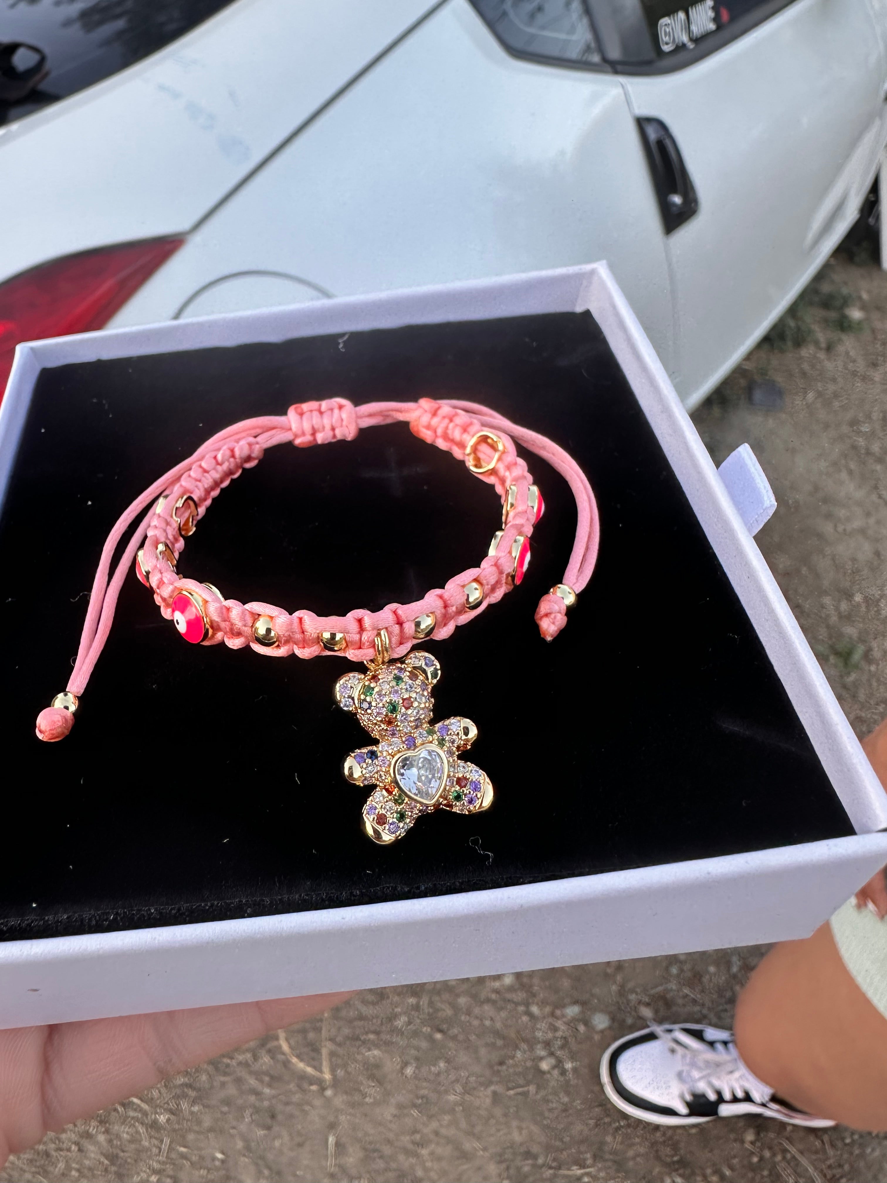 🧸 Pulsera Osito de Protección – Amor y Energía que Protegen