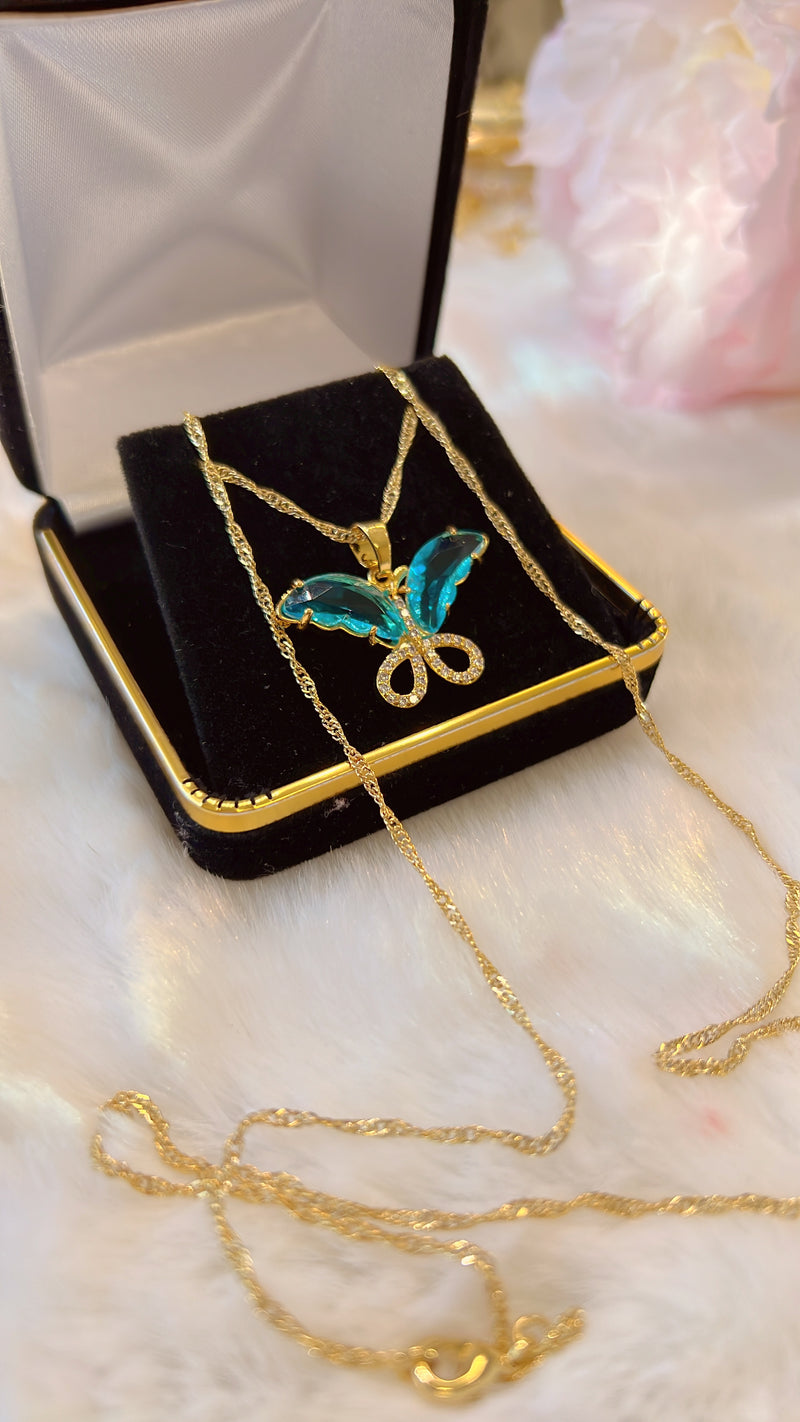 Ocean Butterfly Necklace