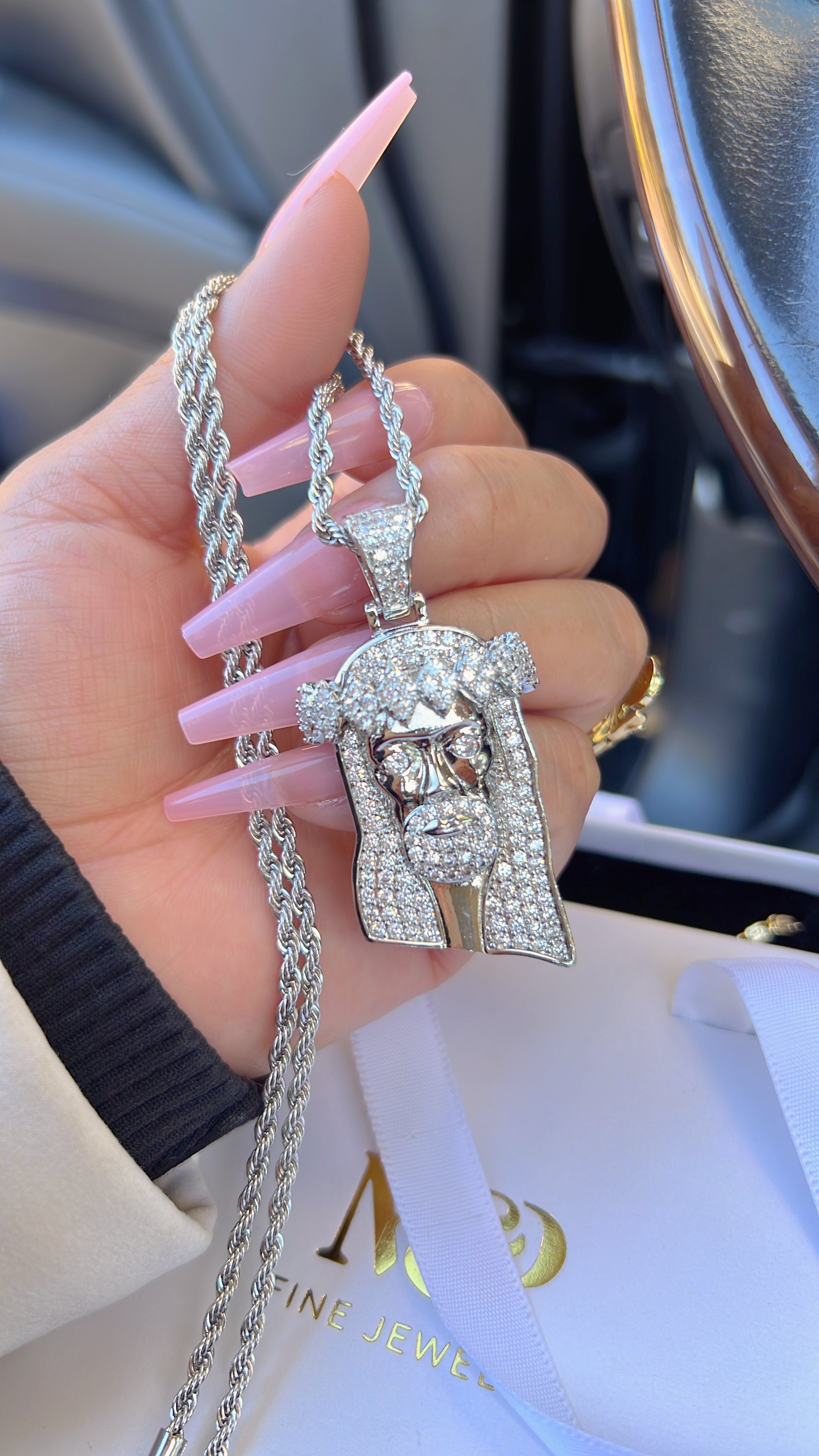 Silver Jesus Necklaces