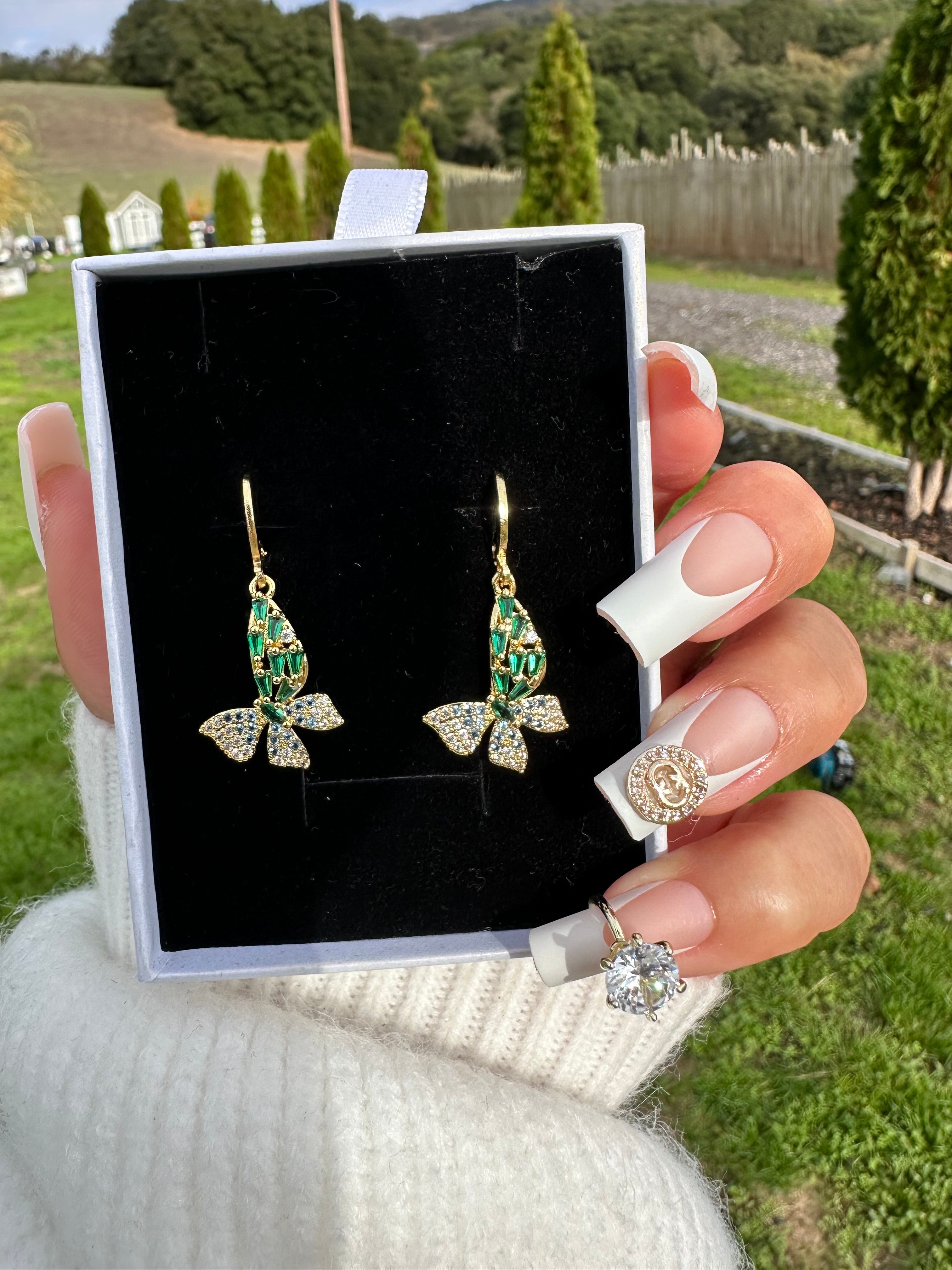 Sagehorn Butterfly Earrings