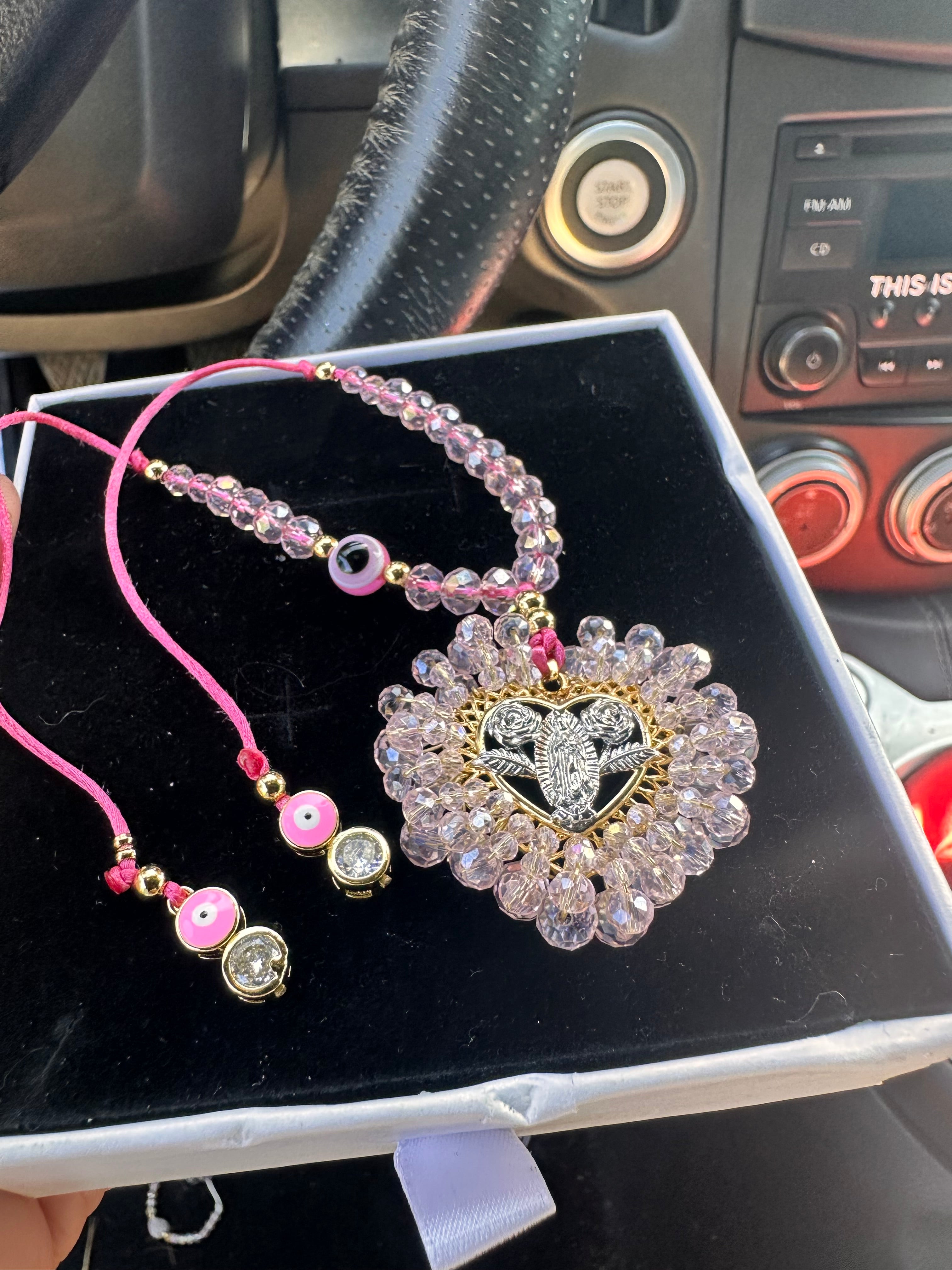 Virgencita Corazon Car Accessory