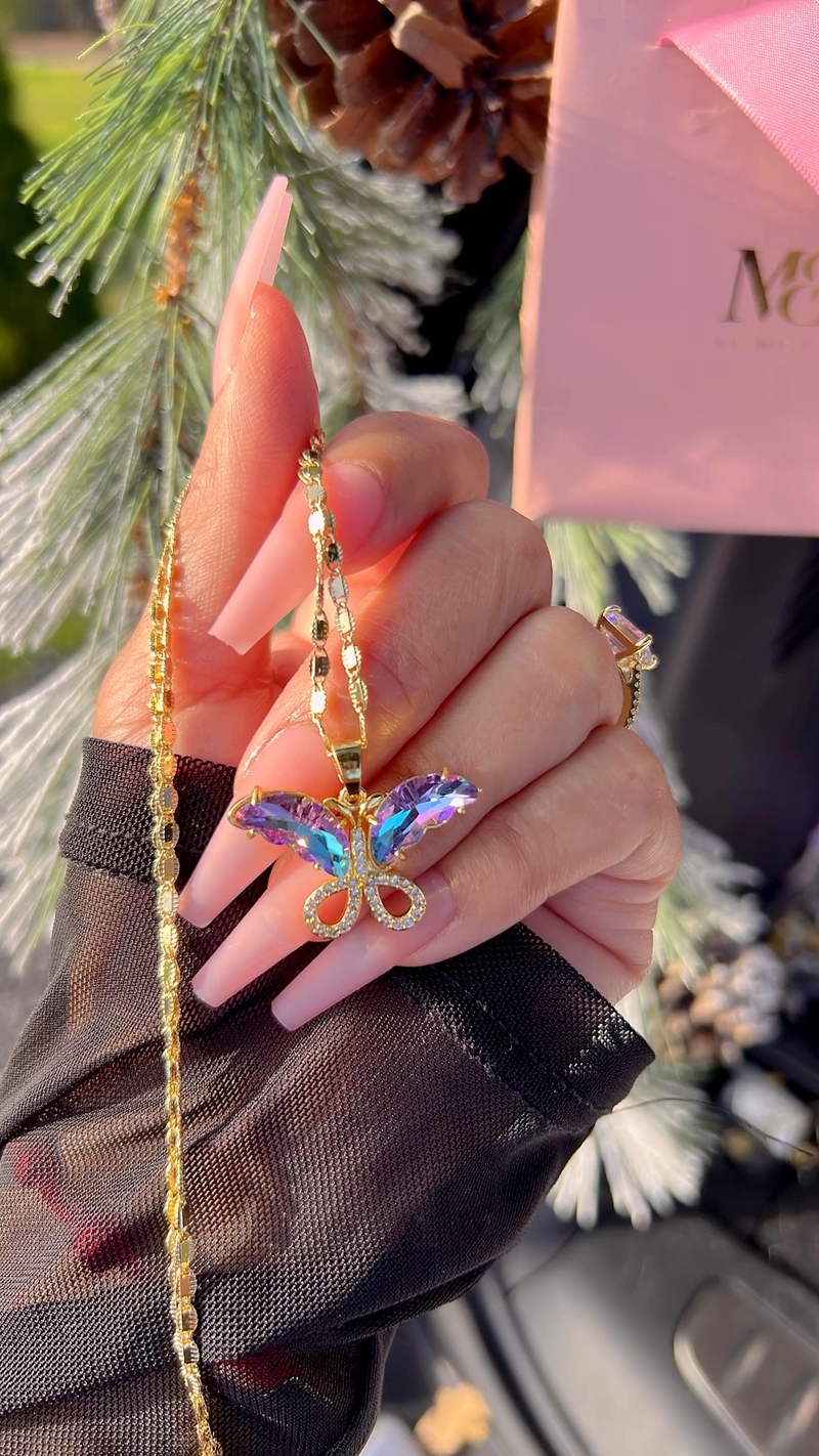 Faith Butterfly Necklace