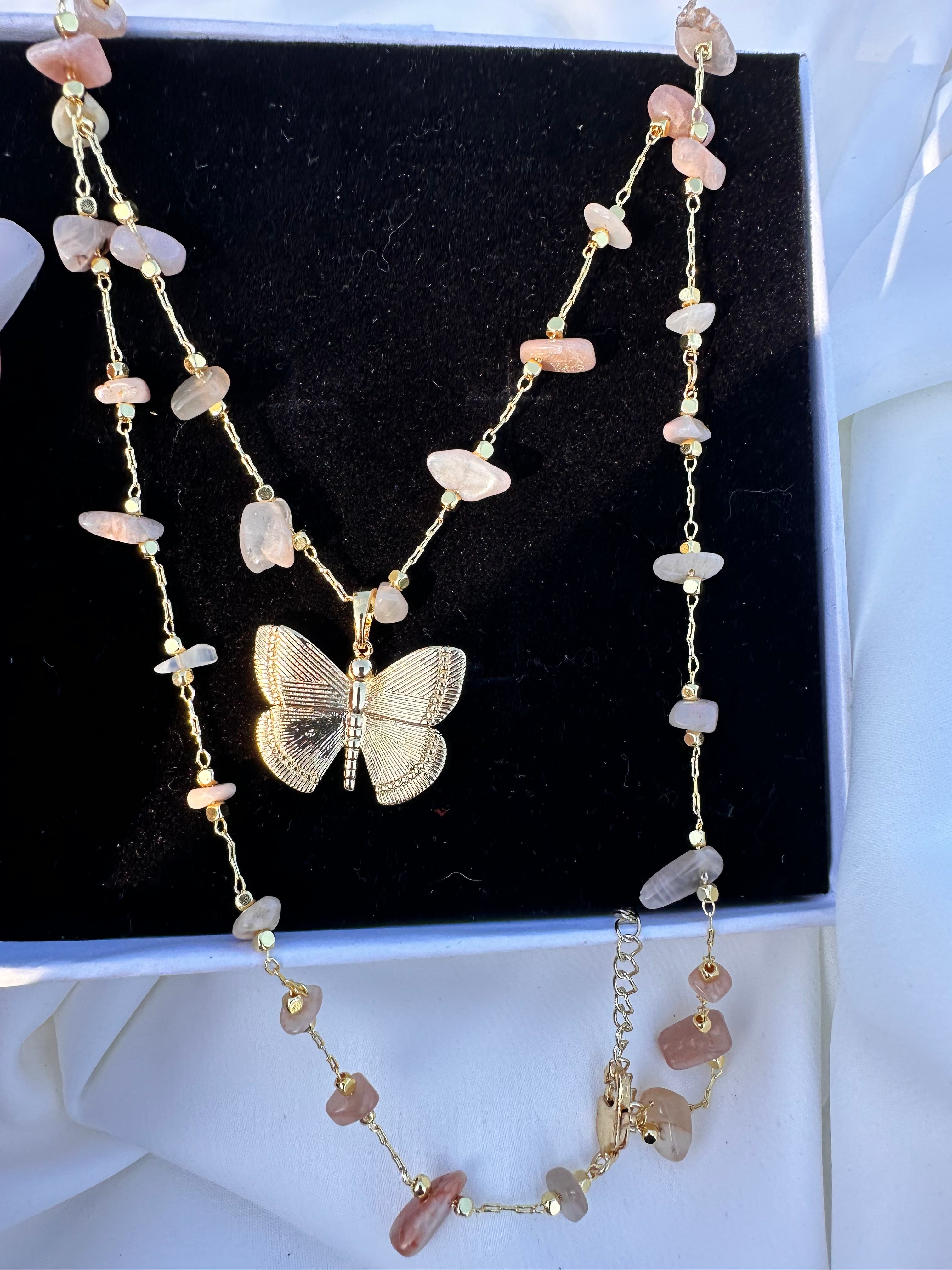 Lily Butterfly Necklace