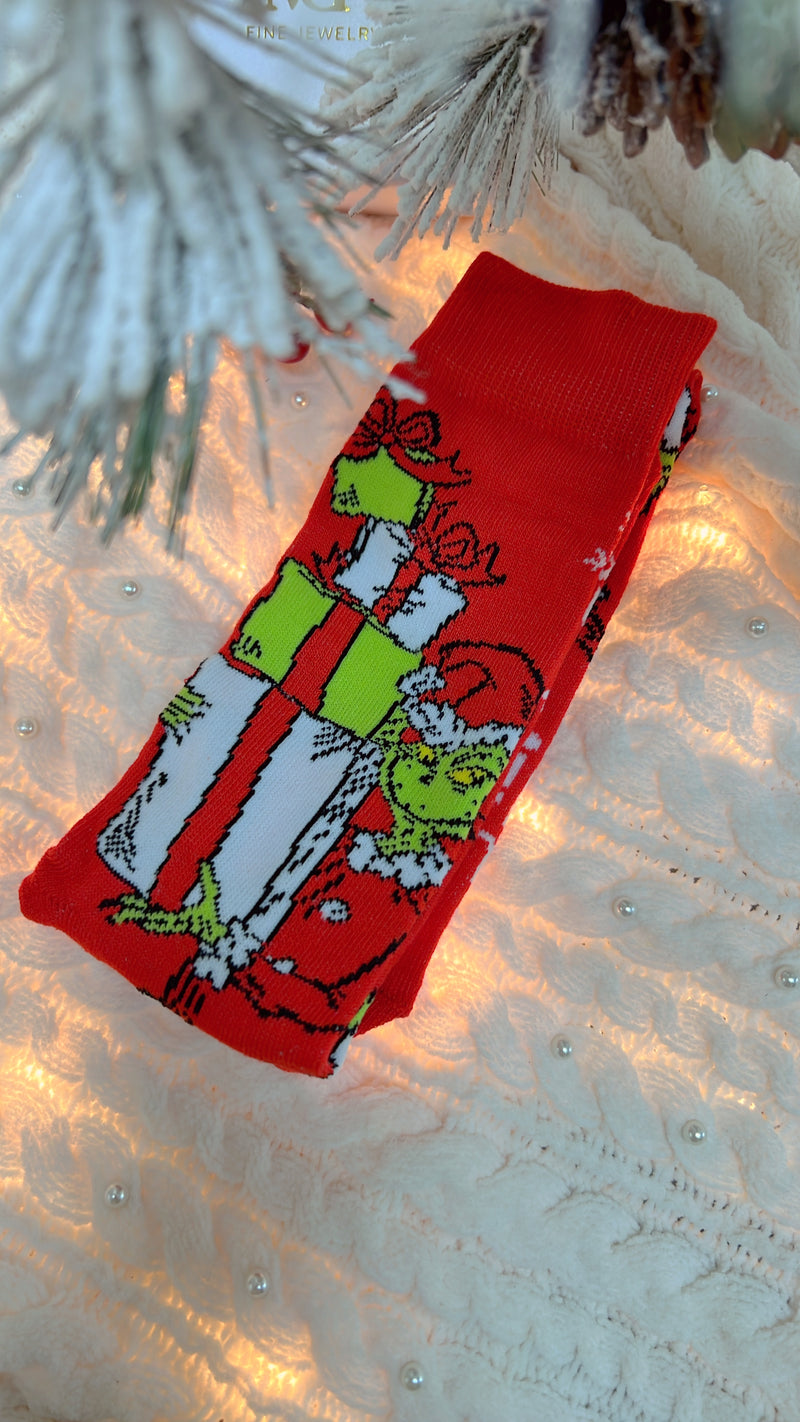 "How the Grinch Stole Christmas" Socks