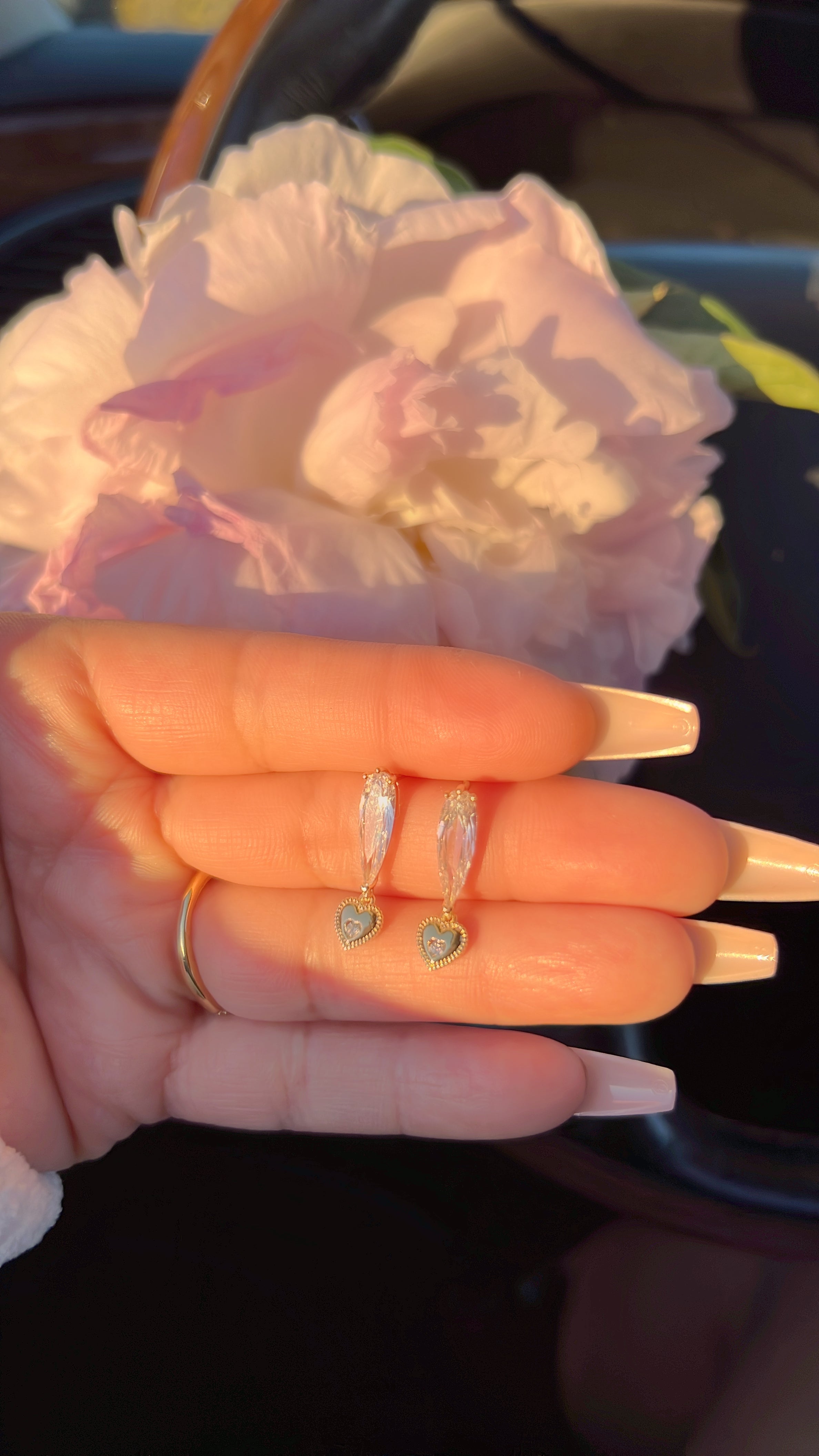 Valentino Heart Drop earrings