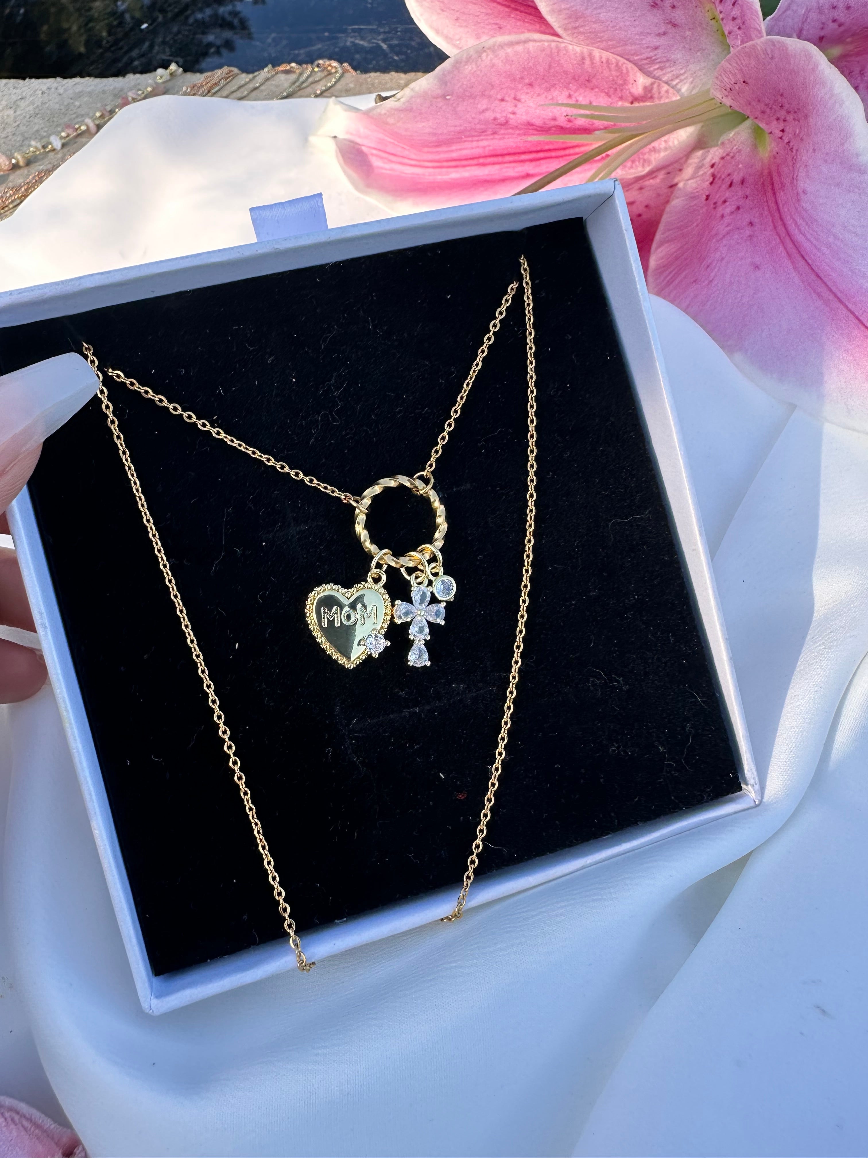 “Remain in Faith” Mom Necklace