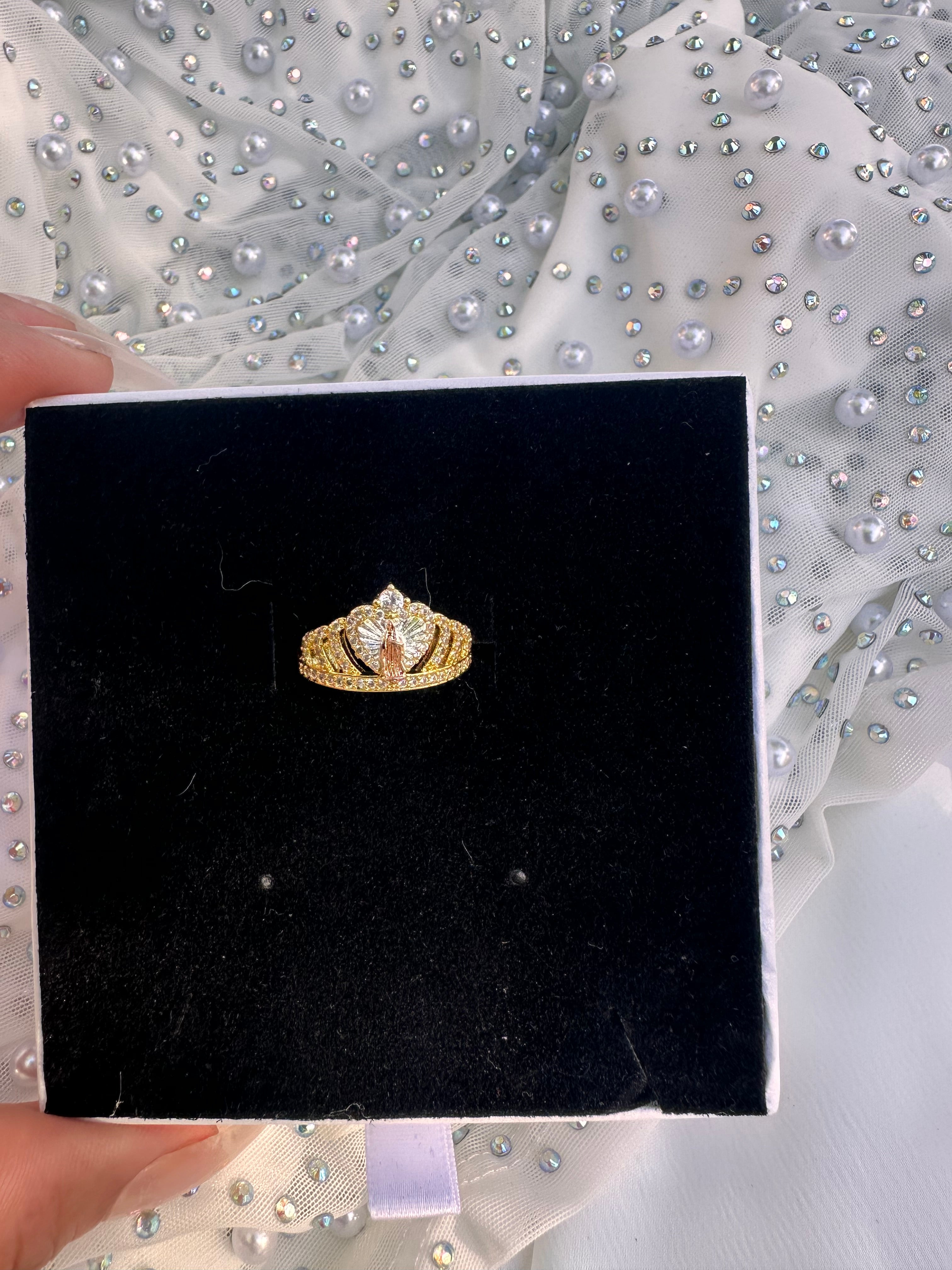 Our Lady of Guadalupe Tiara Ring