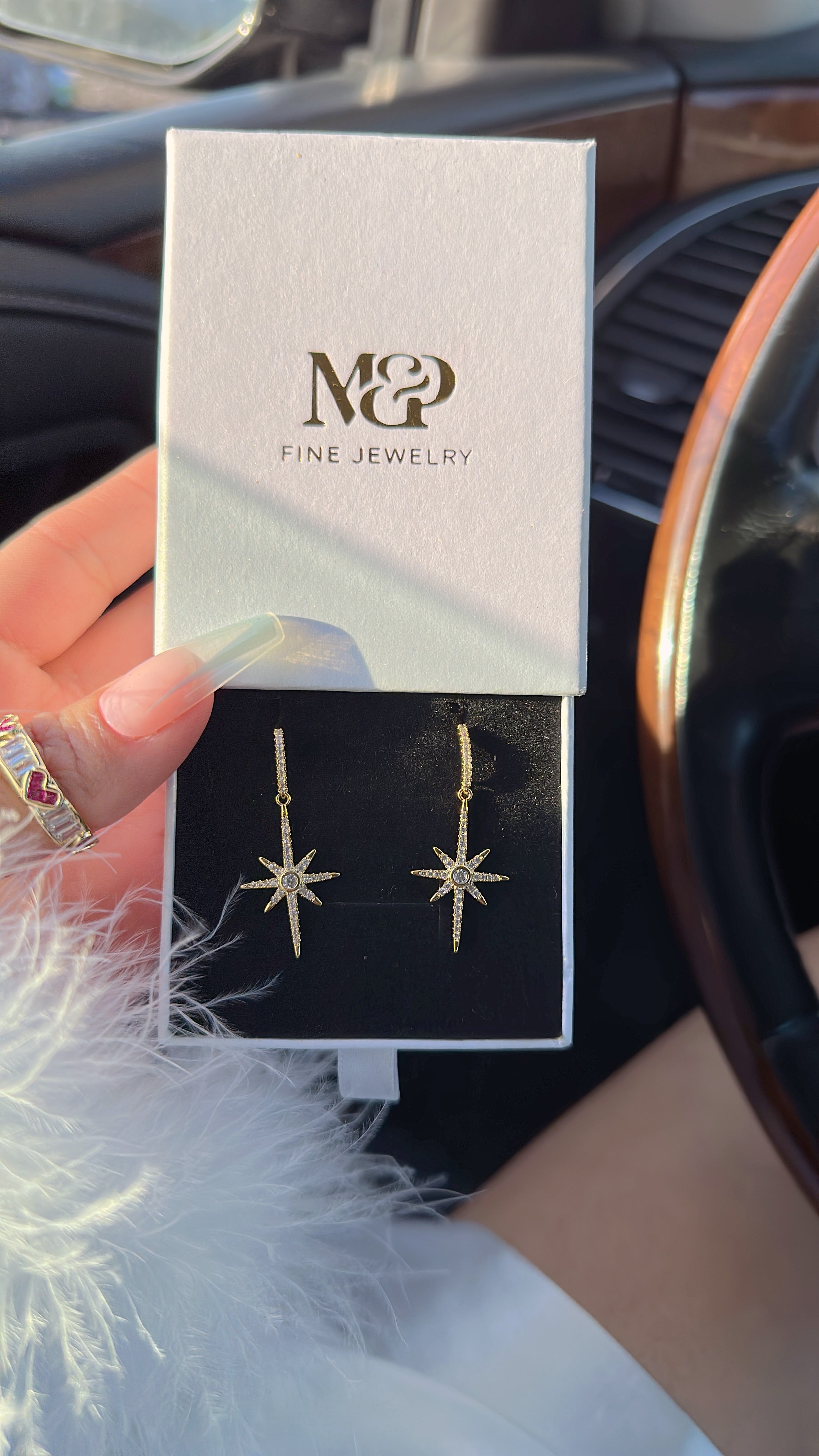 Gold Star Earrings