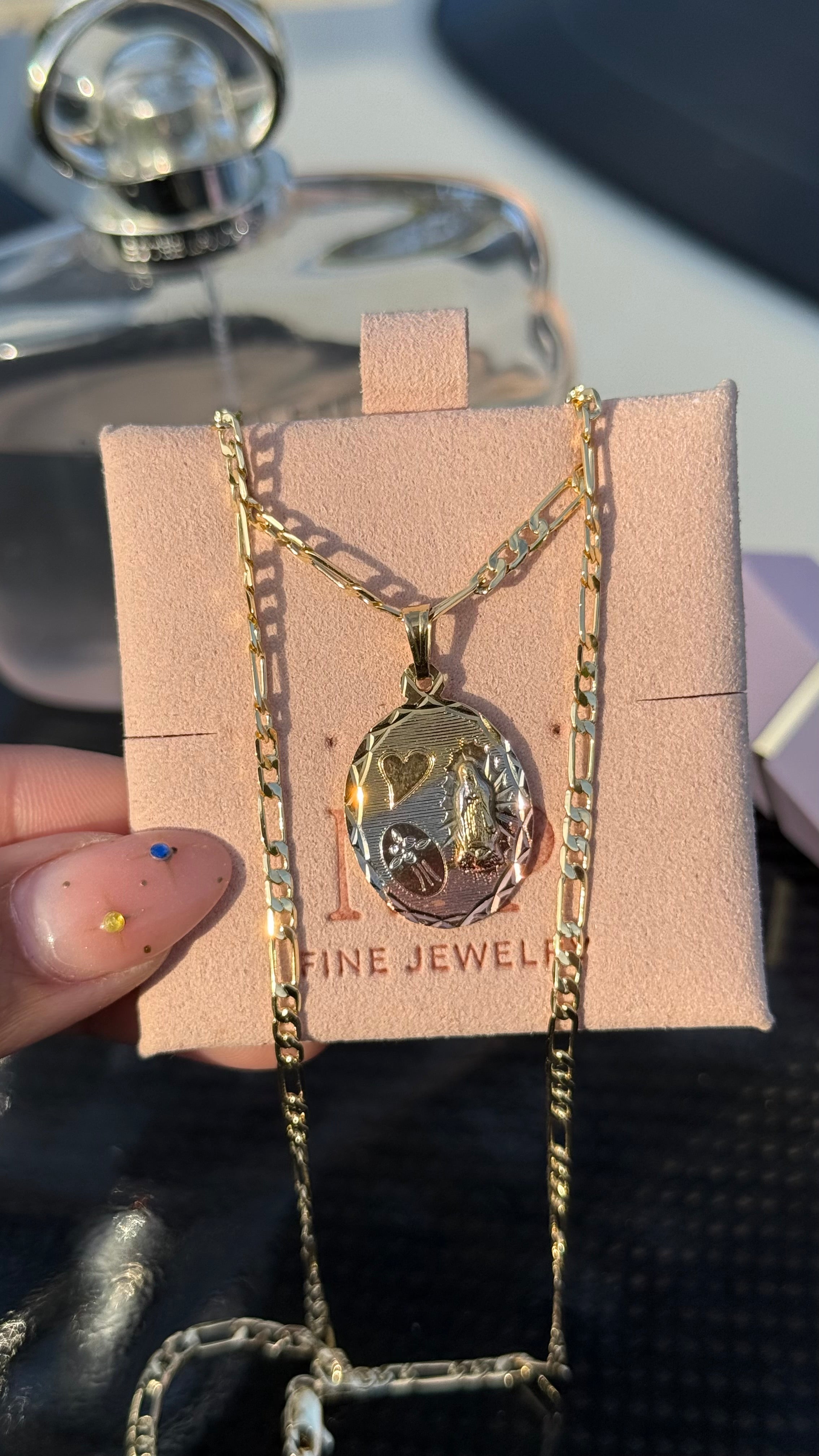 Gold Filled: Virgen de Guadalupe Necklace