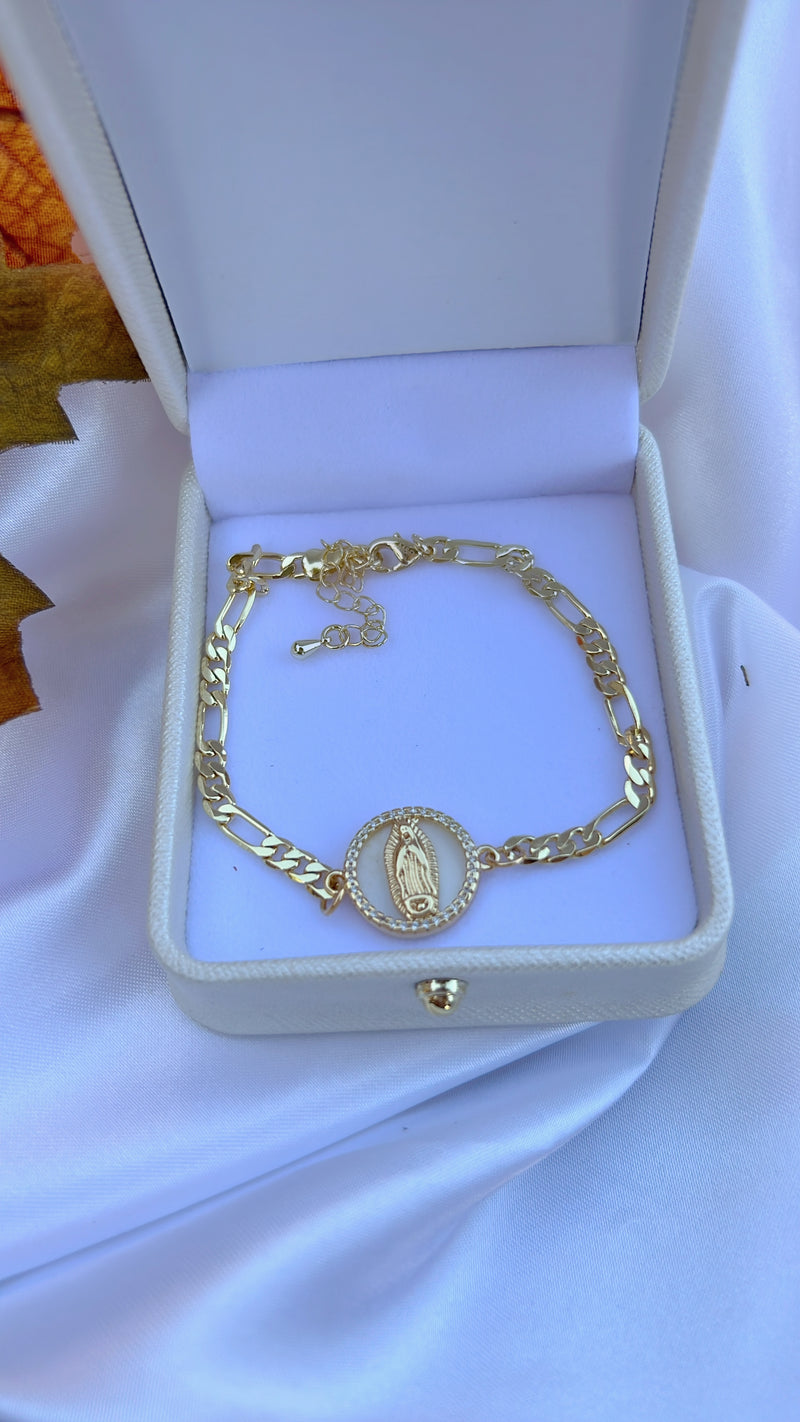 Virgen Milagrosa Bracelet (Pearl)