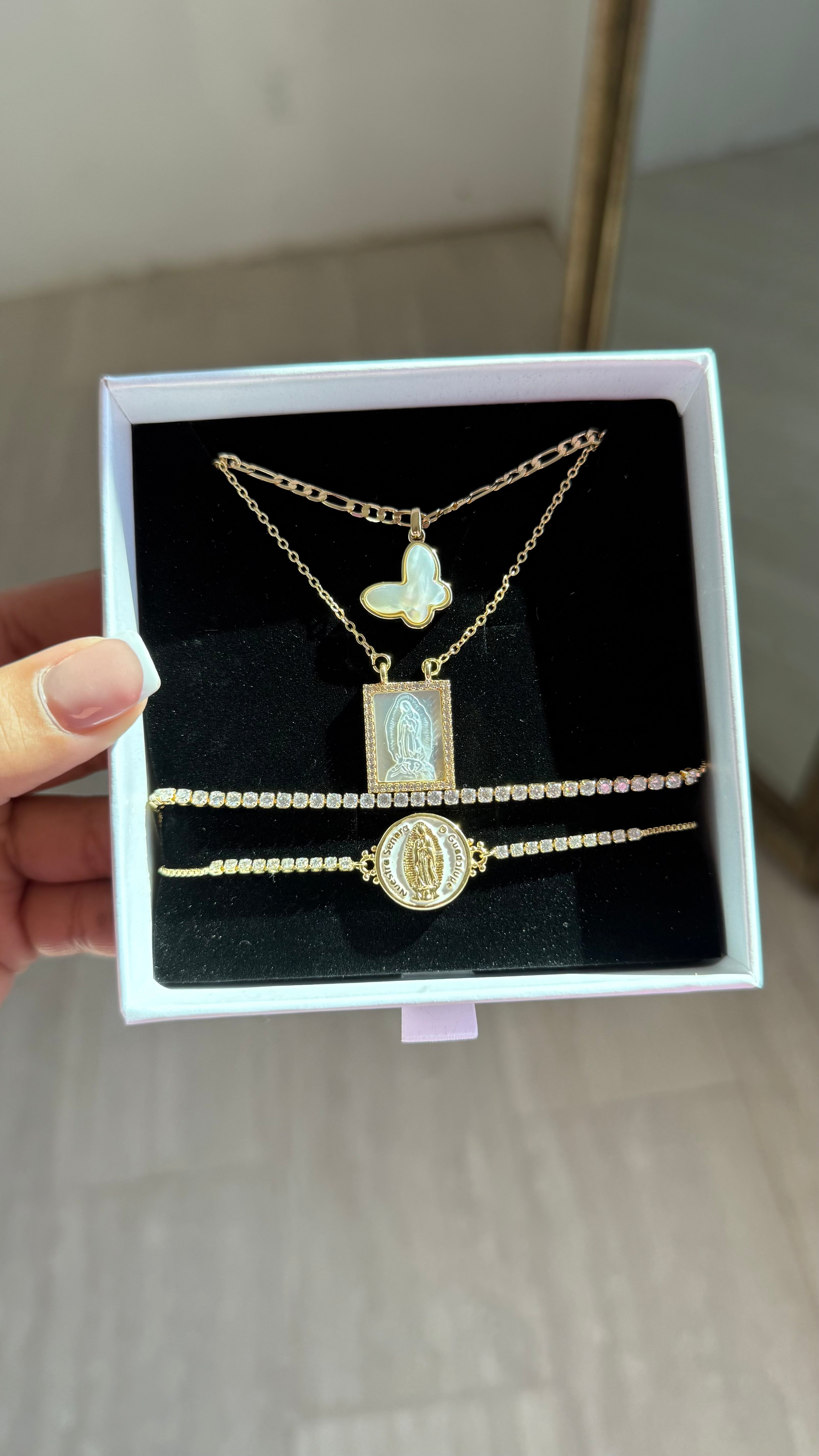 Lady of Guadalupe Purity Necklace Set