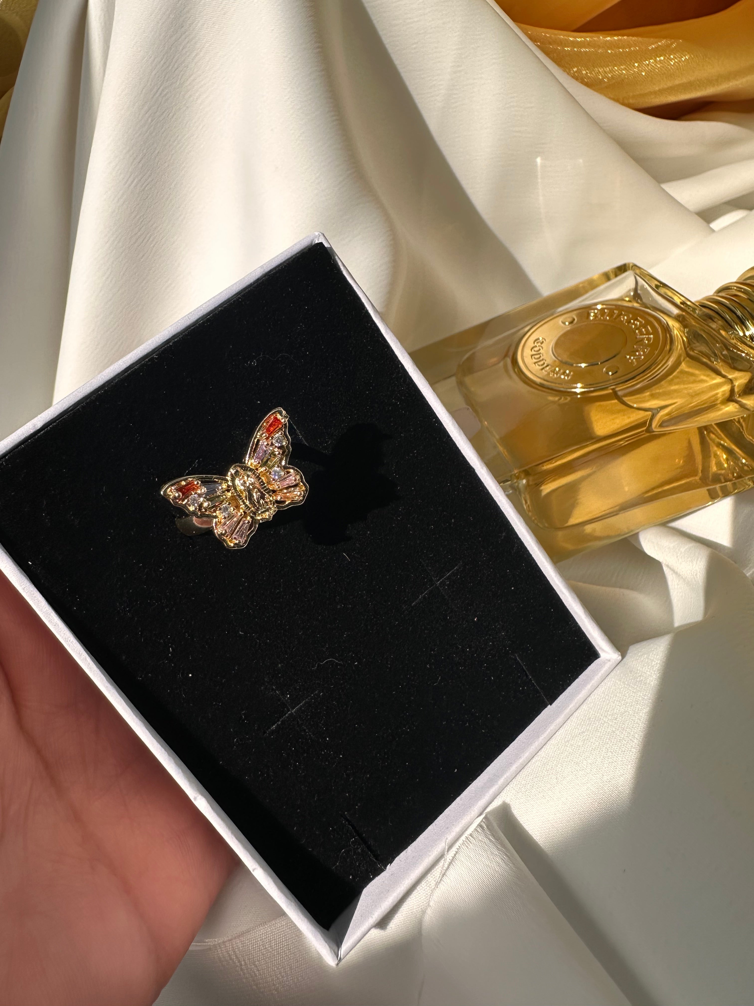 Blessed Mary Butterfly Ring