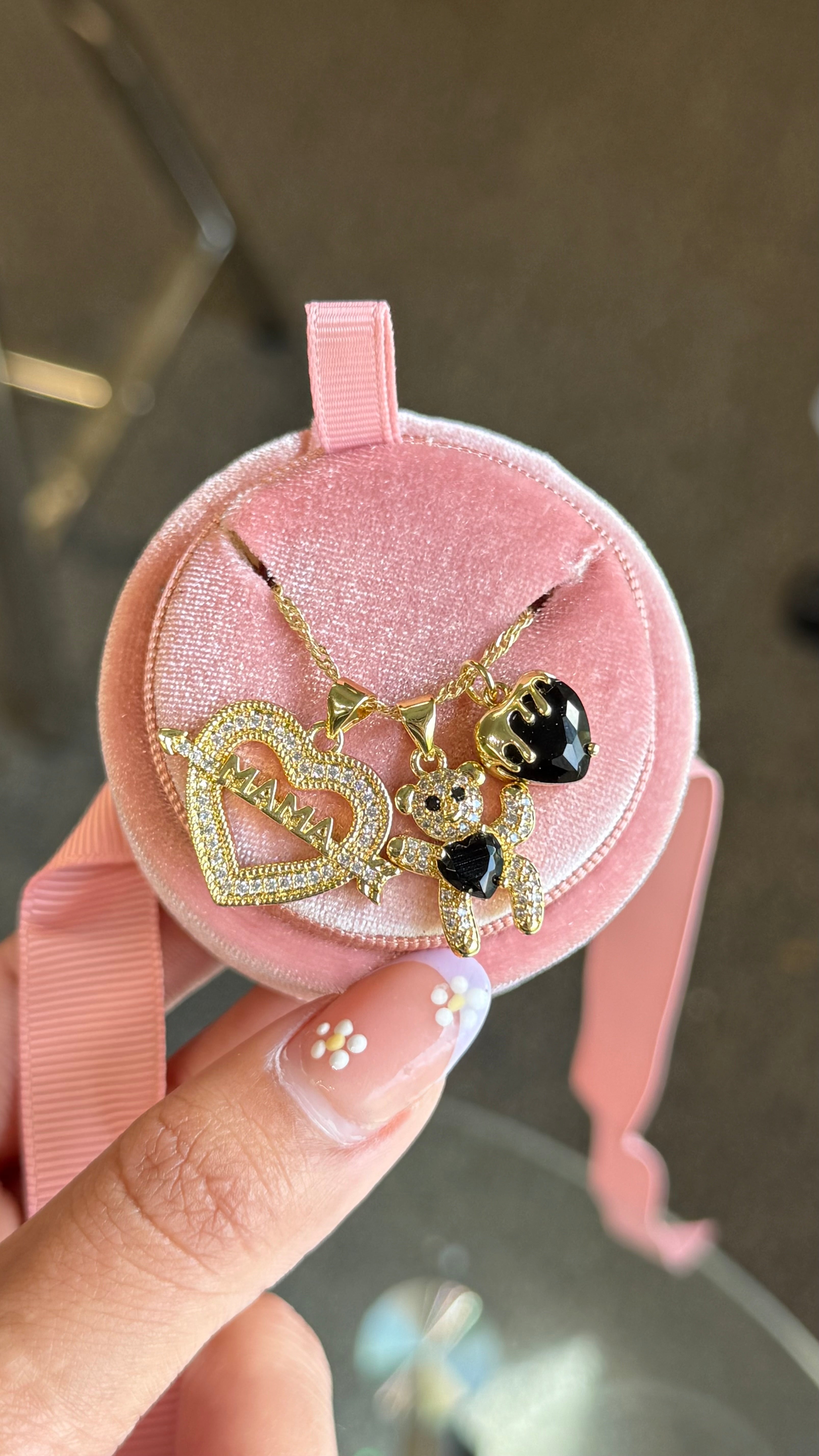 Mama Teddy Necklace