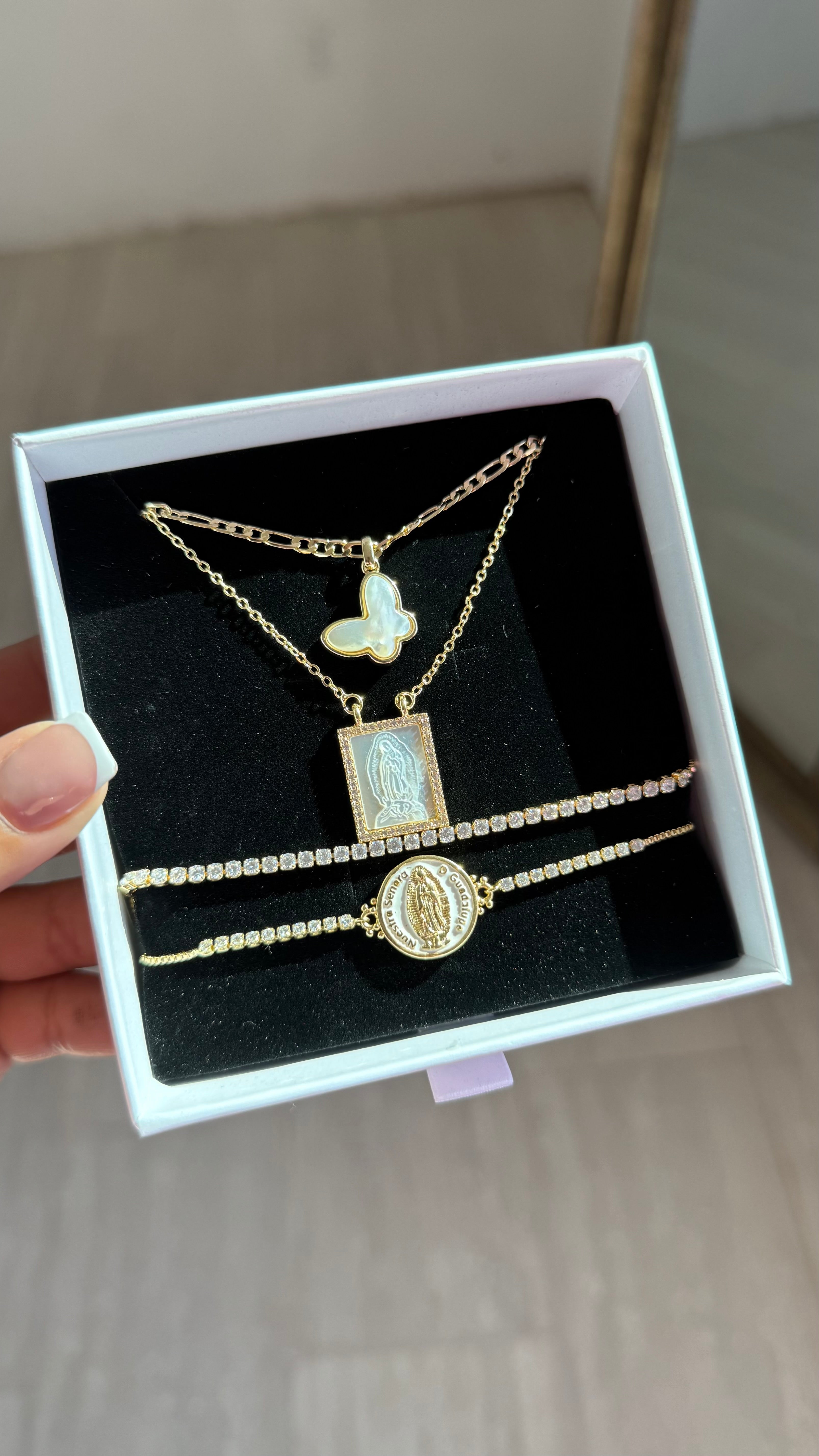 Lady of Guadalupe Purity Necklace Set