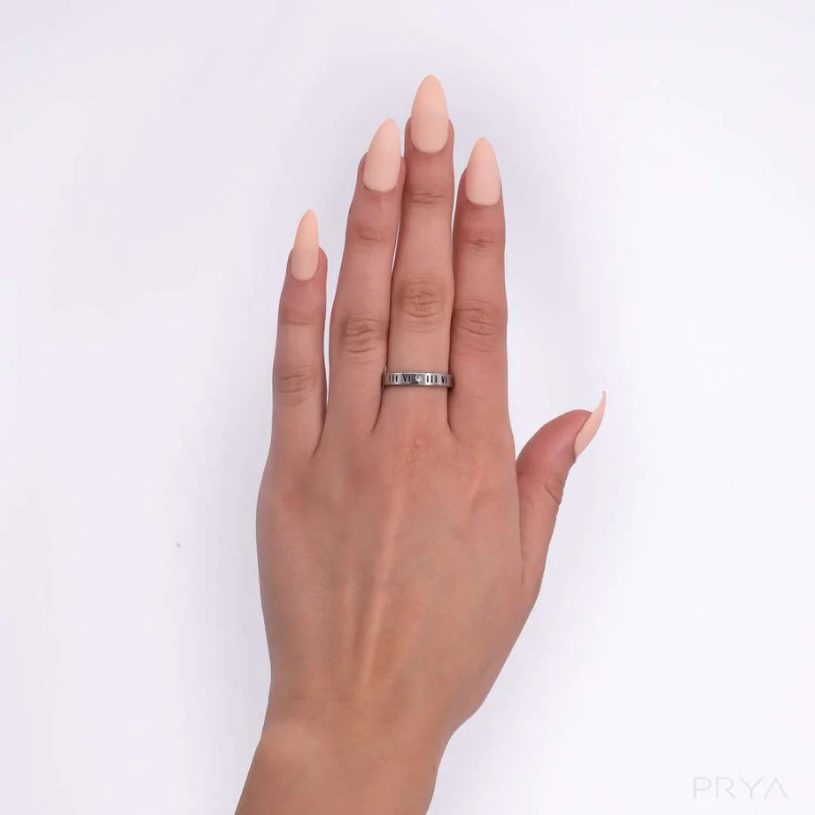 Roman Numeral Eternity Ring