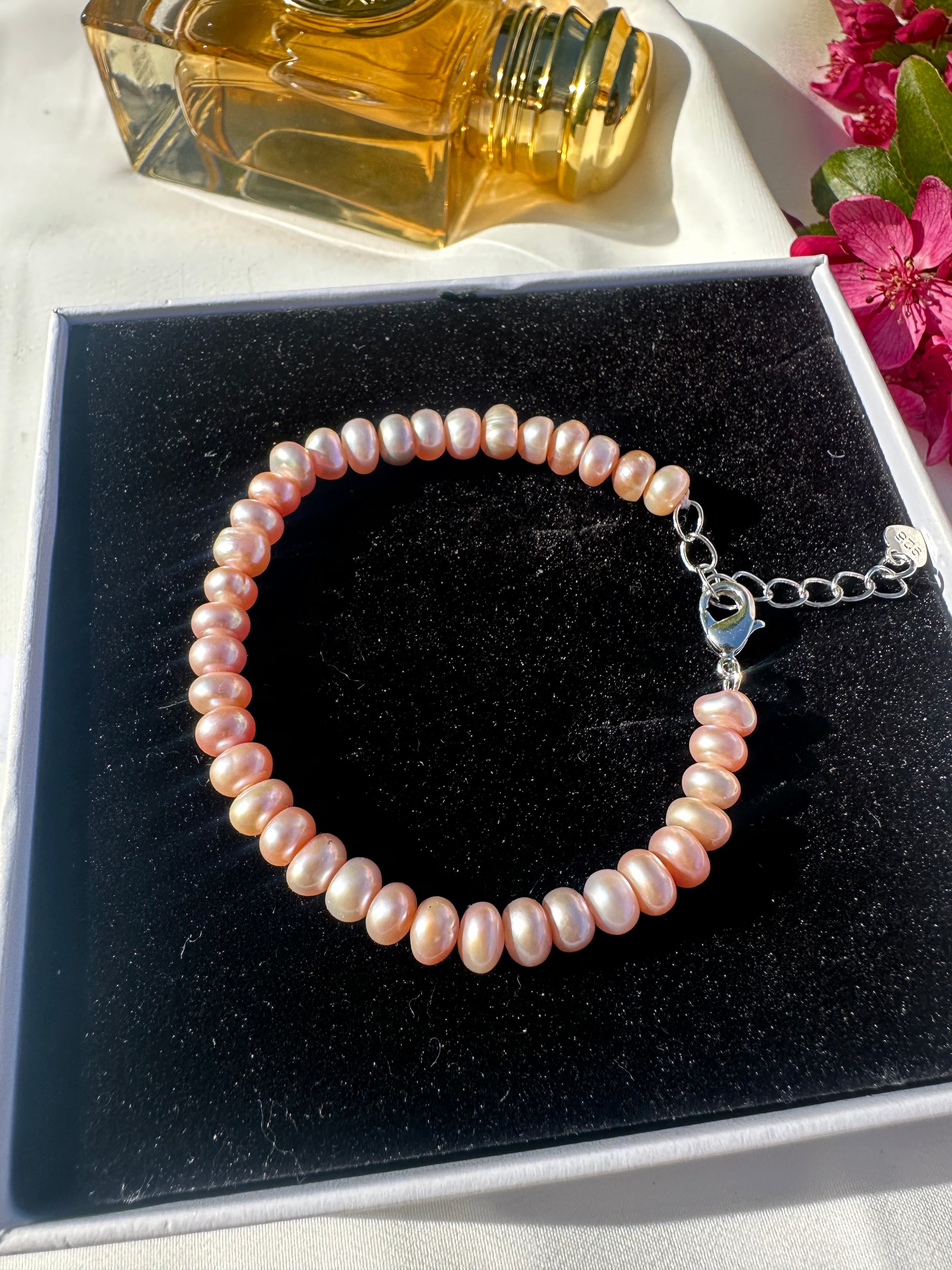 Peachy Pearl Bracelet