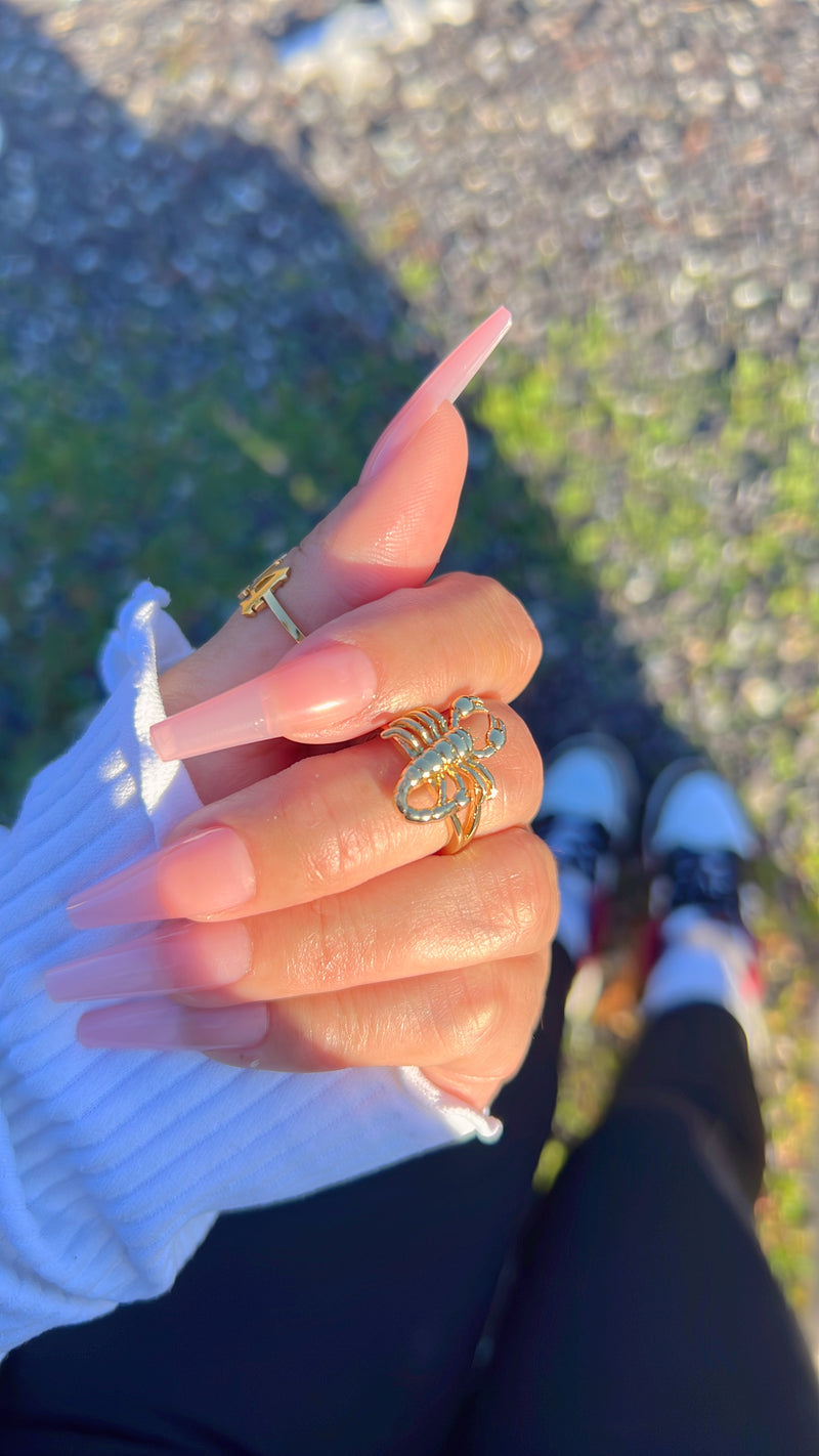 Gold Scorpion Ring