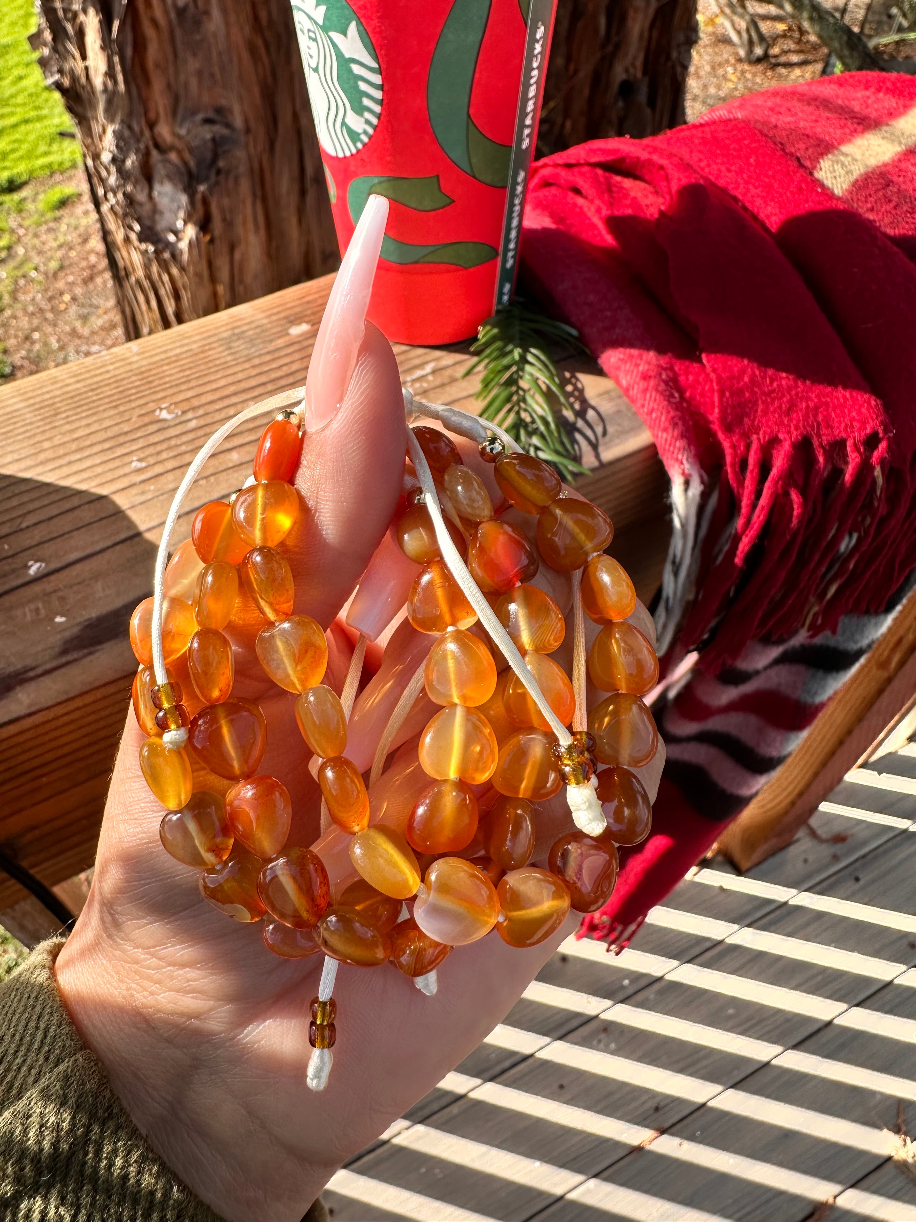 Confidence & Motivation Carnelian Bracelet