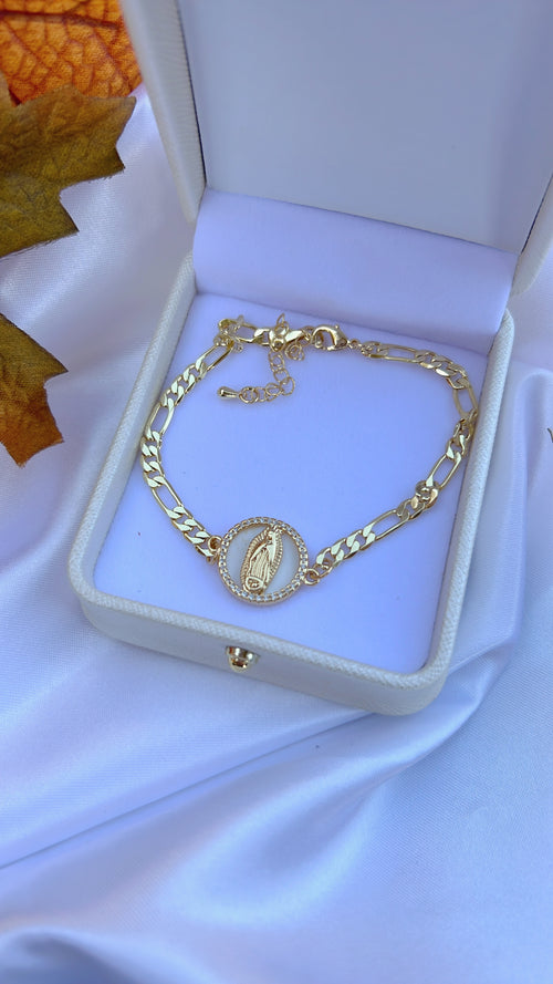 Virgen Milagrosa Bracelet (Pearl)
