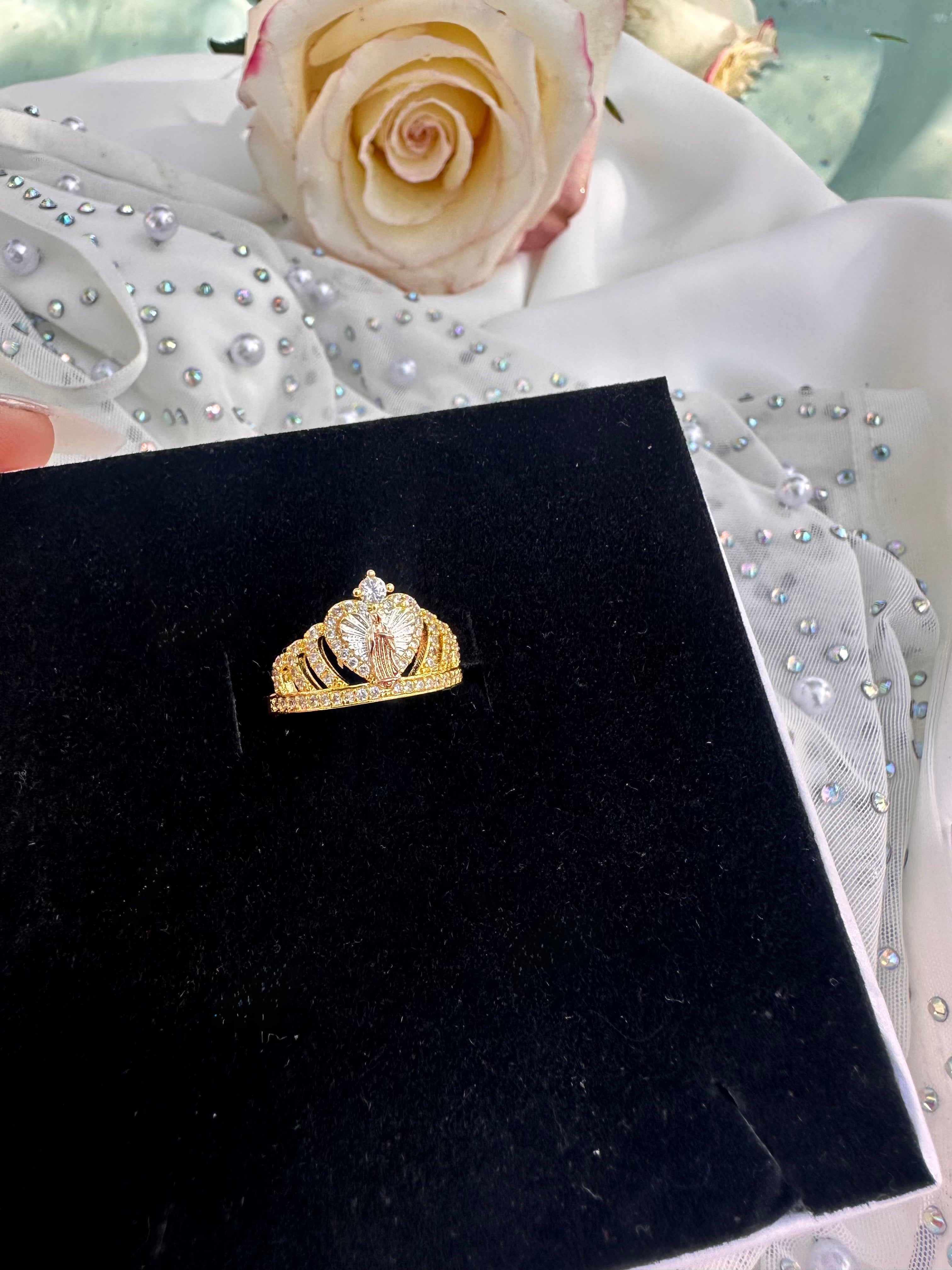 Our Lady of Guadalupe Tiara Ring