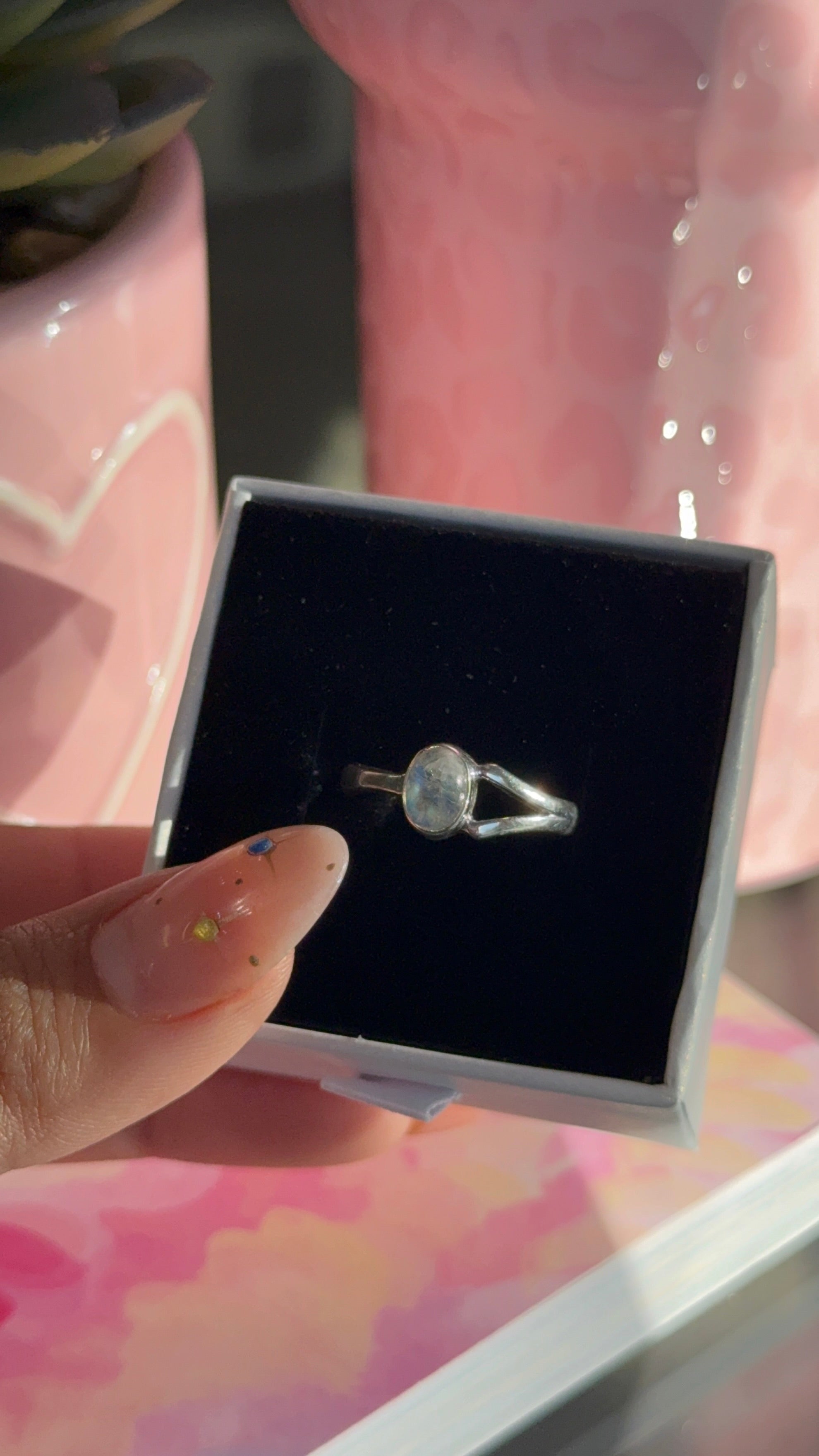 Moon Stone Self Love Ring