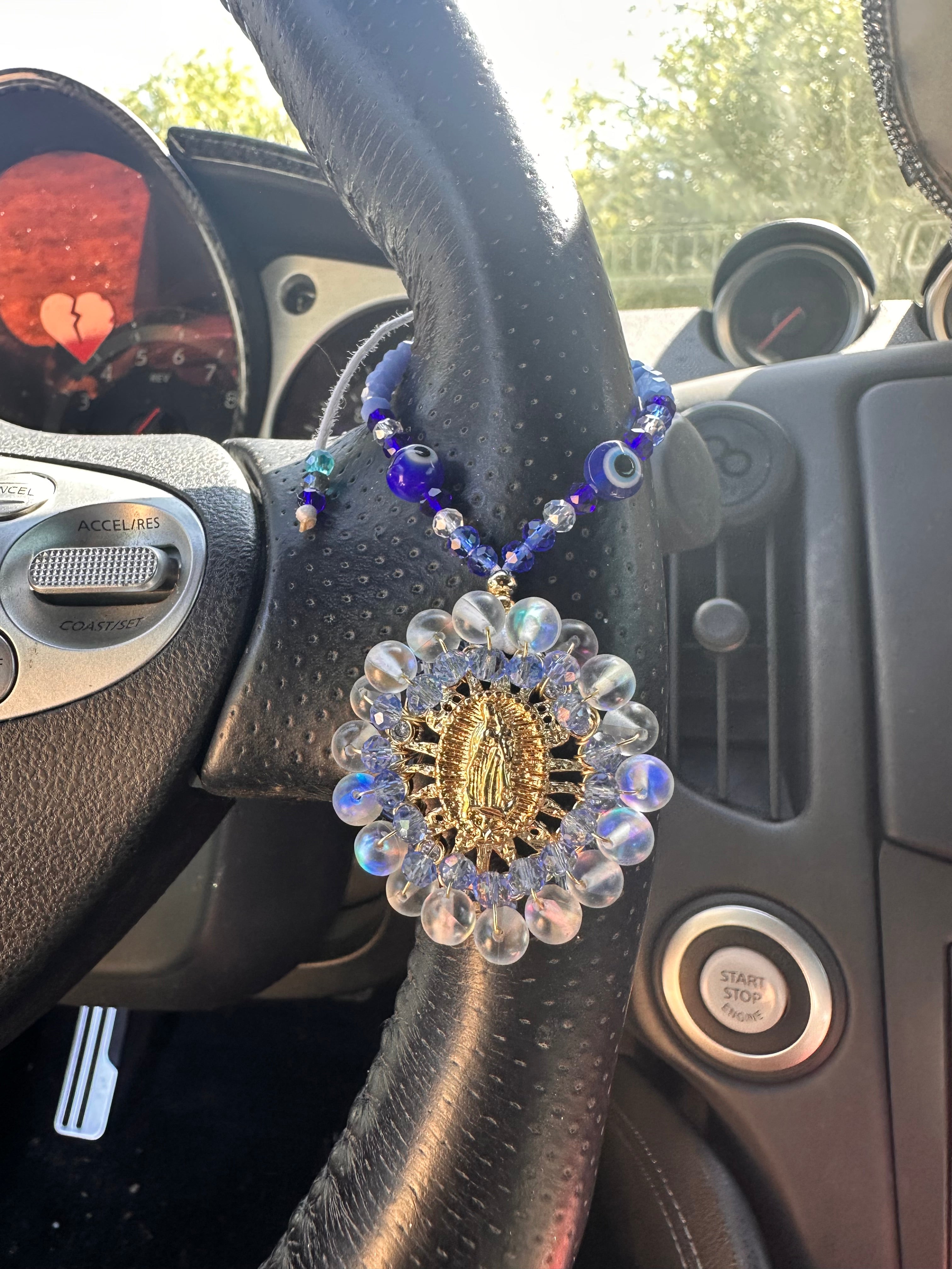 Mi Virgencita esta Conmigo Car Accessory