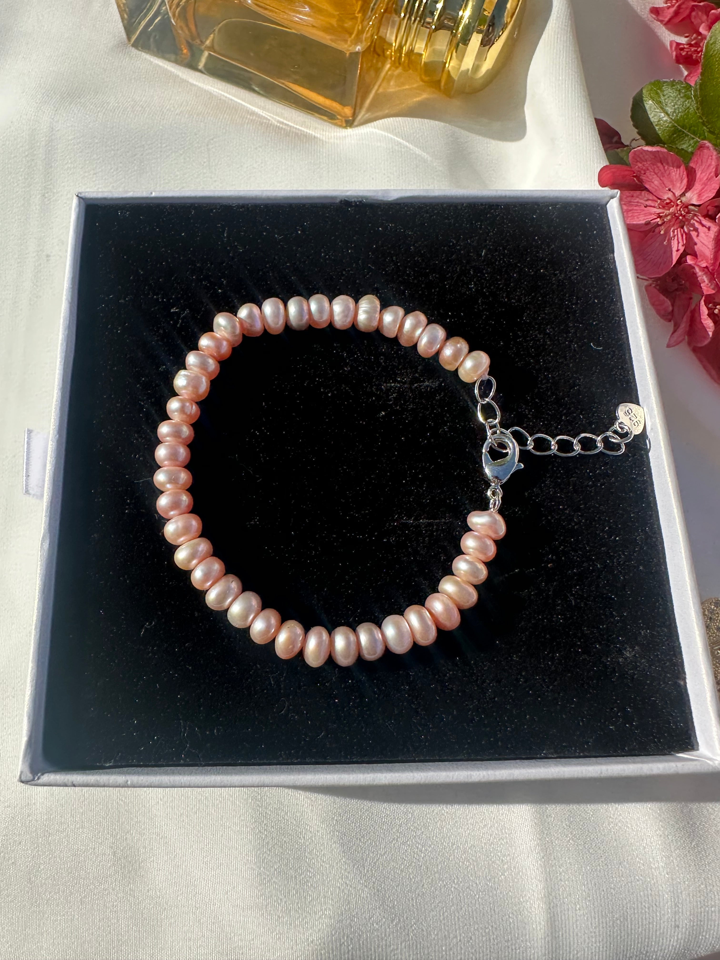 Peachy Pearl Bracelet