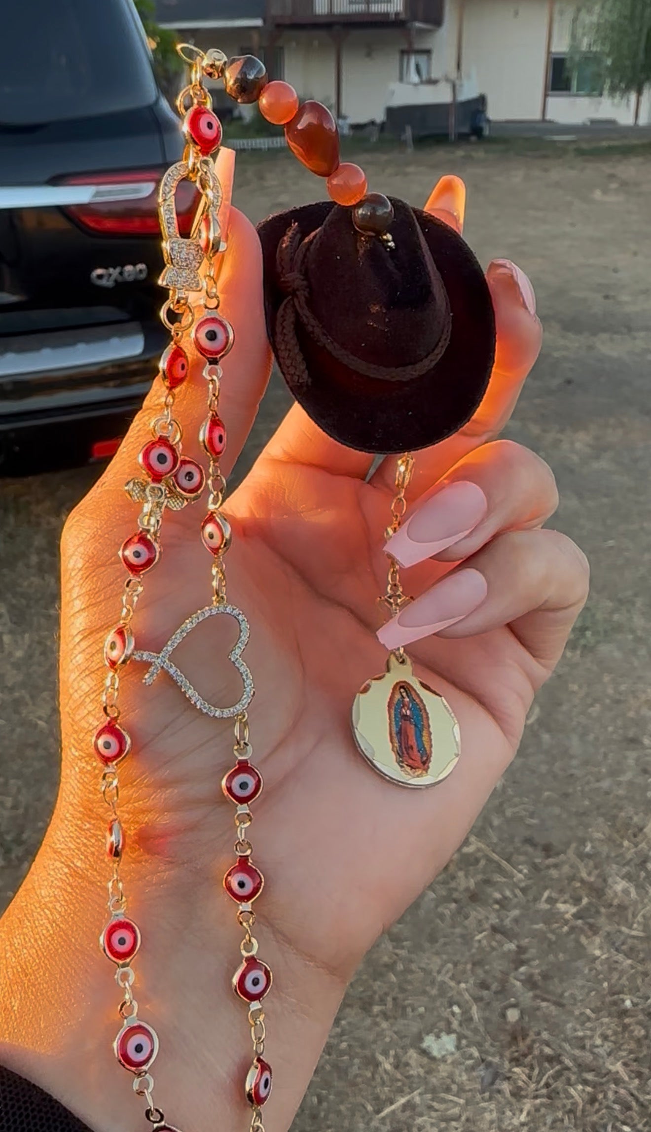 Red Vaquerita Car Accessory